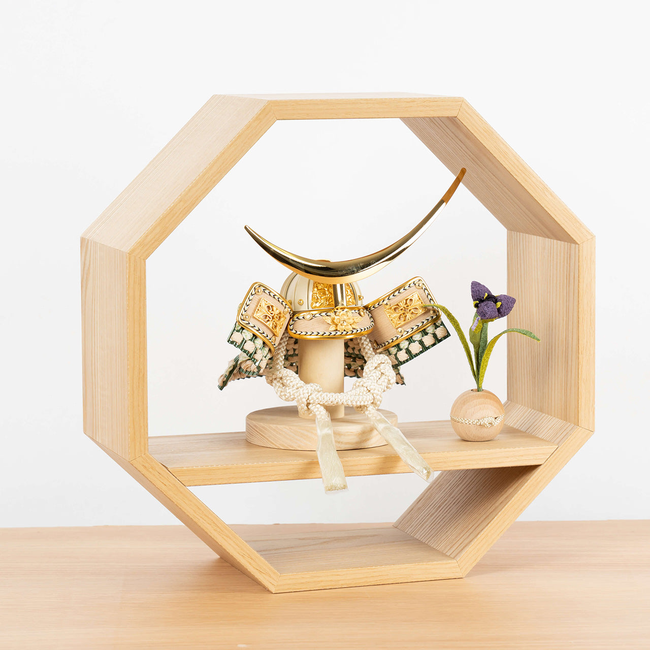 ことのオリジナル兜　伊達政宗　八角　ナチュラル