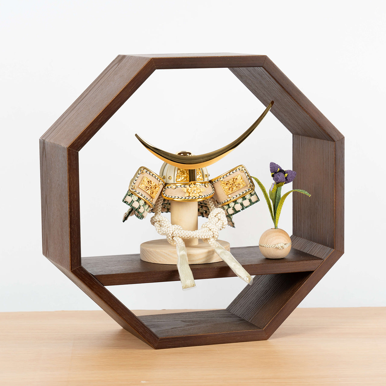 ことのオリジナル兜　伊達政宗　八角　ブラウン