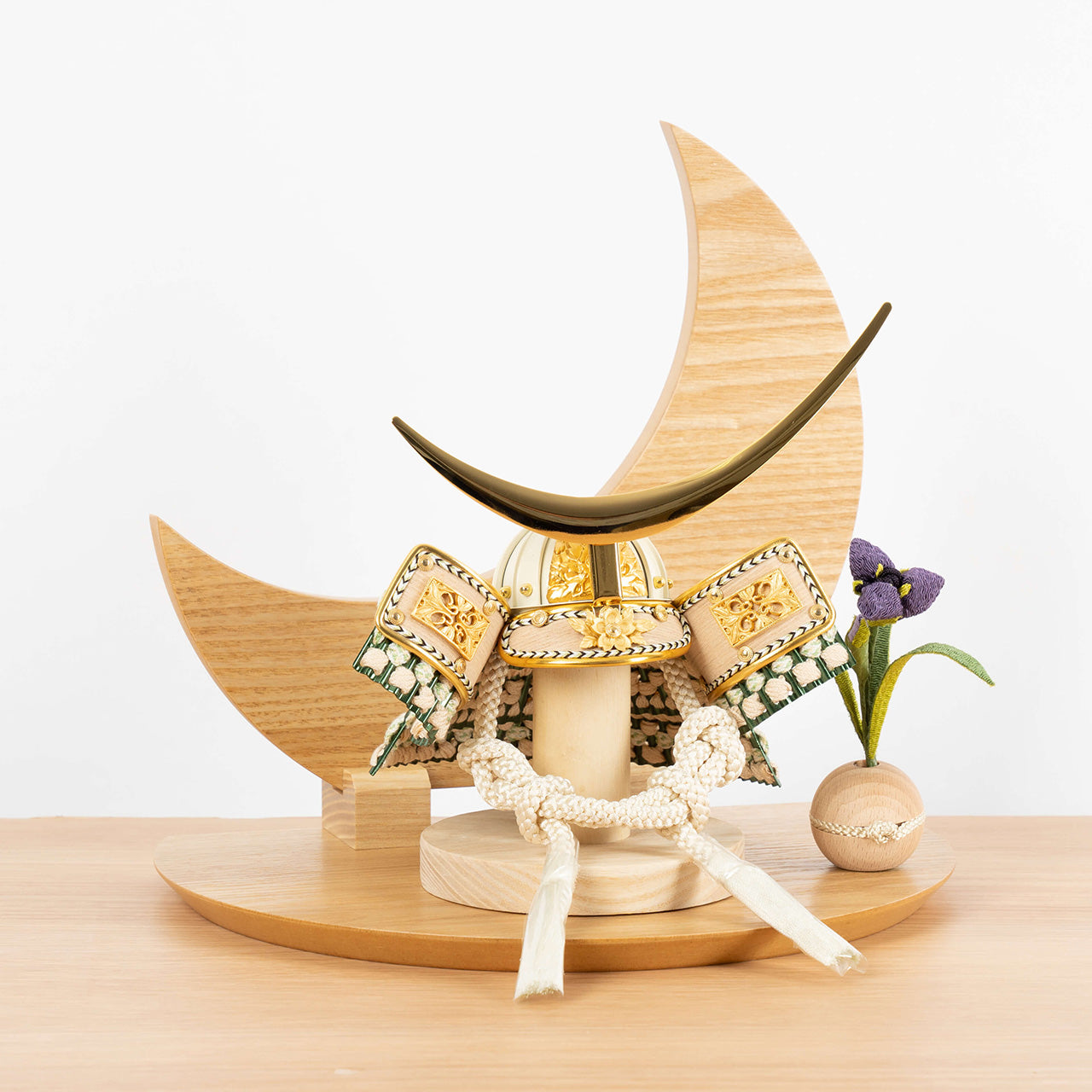 ことのオリジナル兜　伊達政宗　三日月　ナチュラル