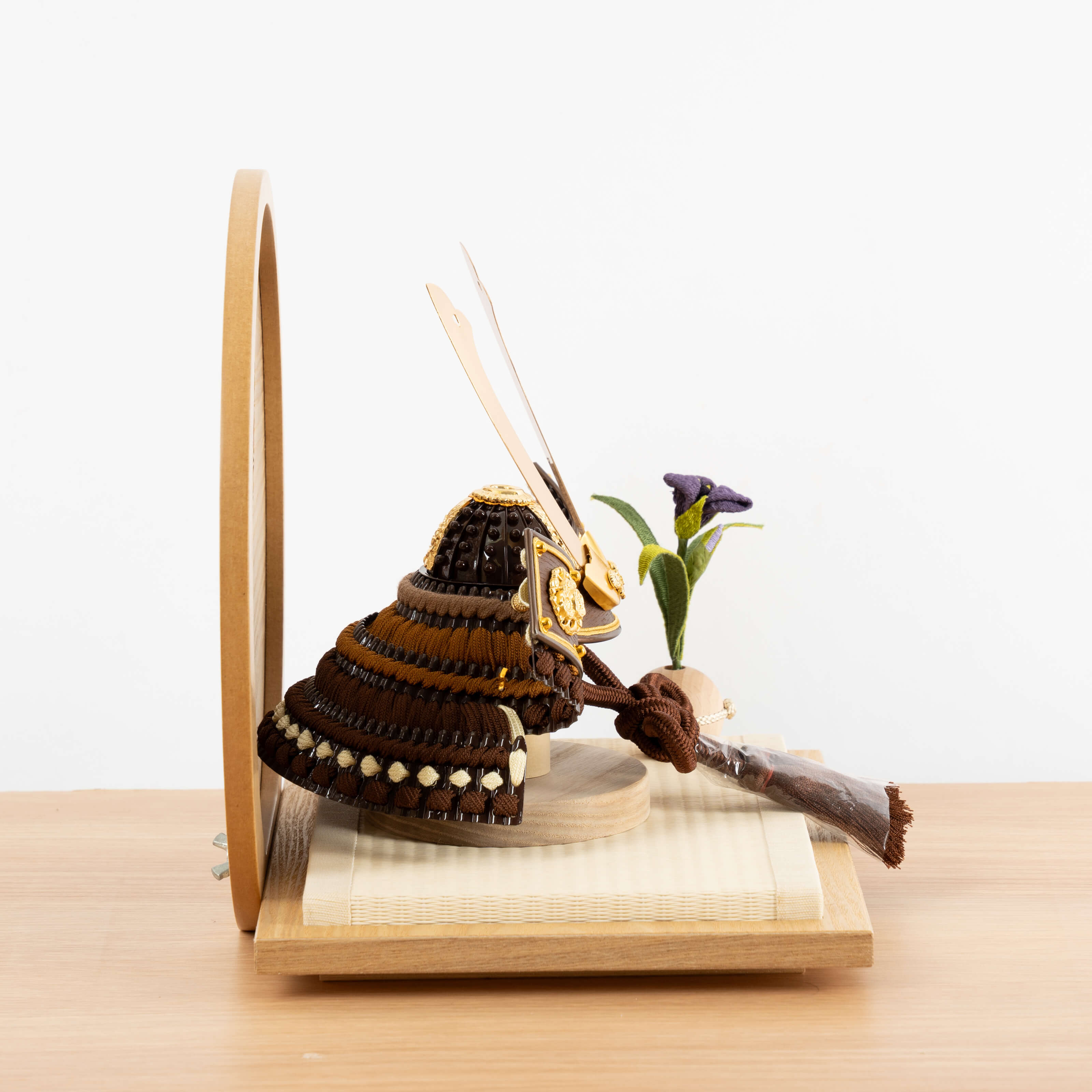 ことの兜　いつき　麻の葉　円形N衝立