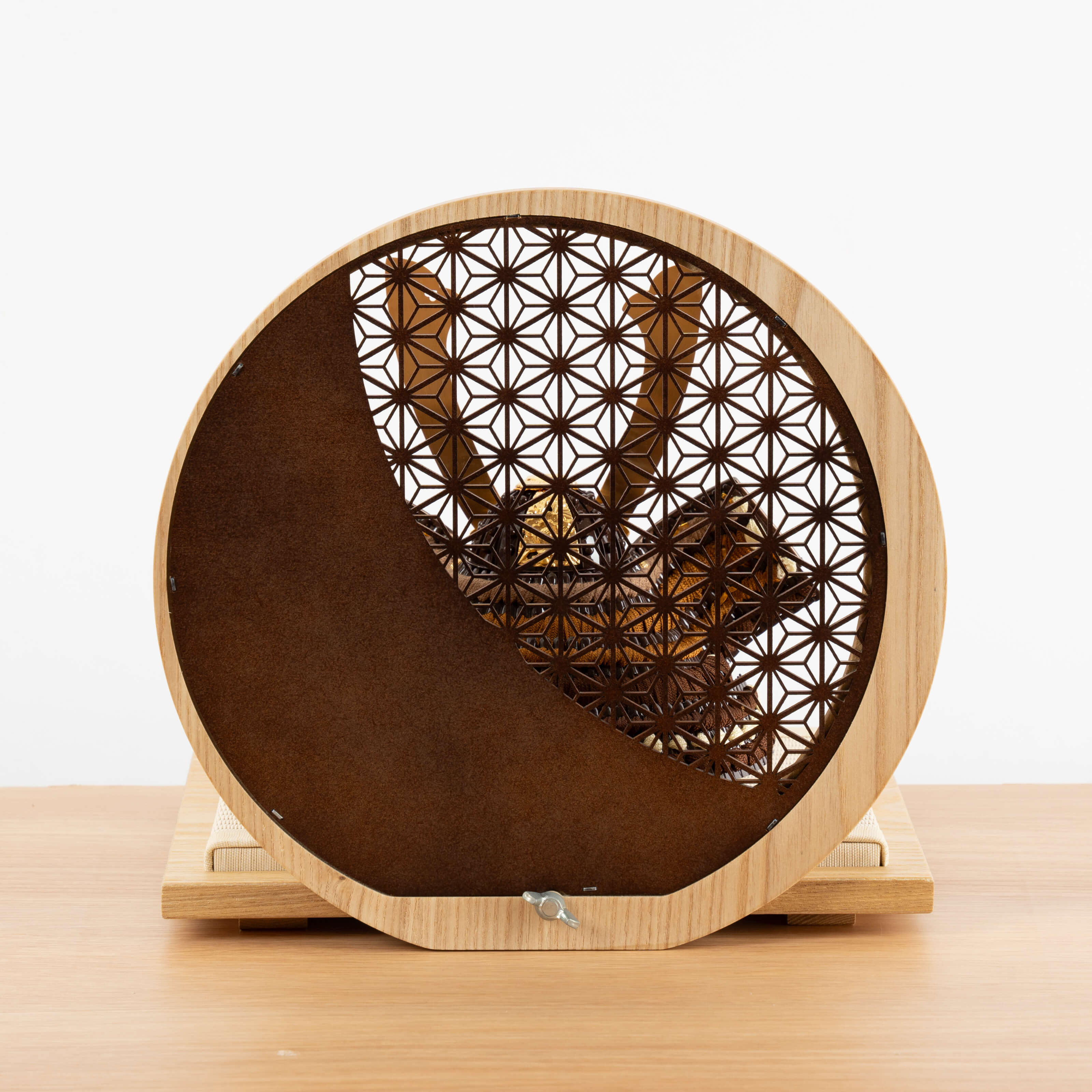 ことの兜　いつき　麻の葉　円形N衝立