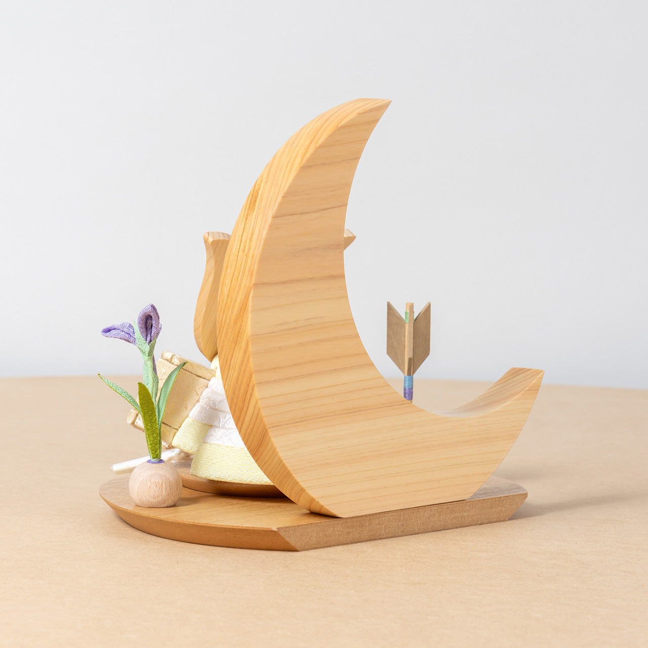 ことの木目込かぶと　だいち　鍬形　桧月