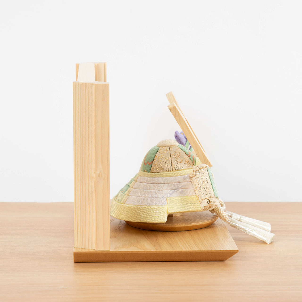 ことの木目込かぶと　だいち　鍬形　組子細工　麻の葉