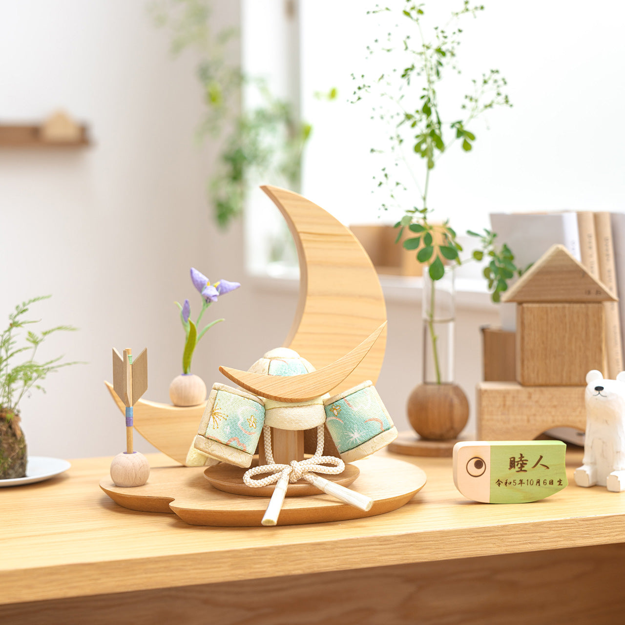 ことの木目込かぶと　だいち　伊達政宗　桧月