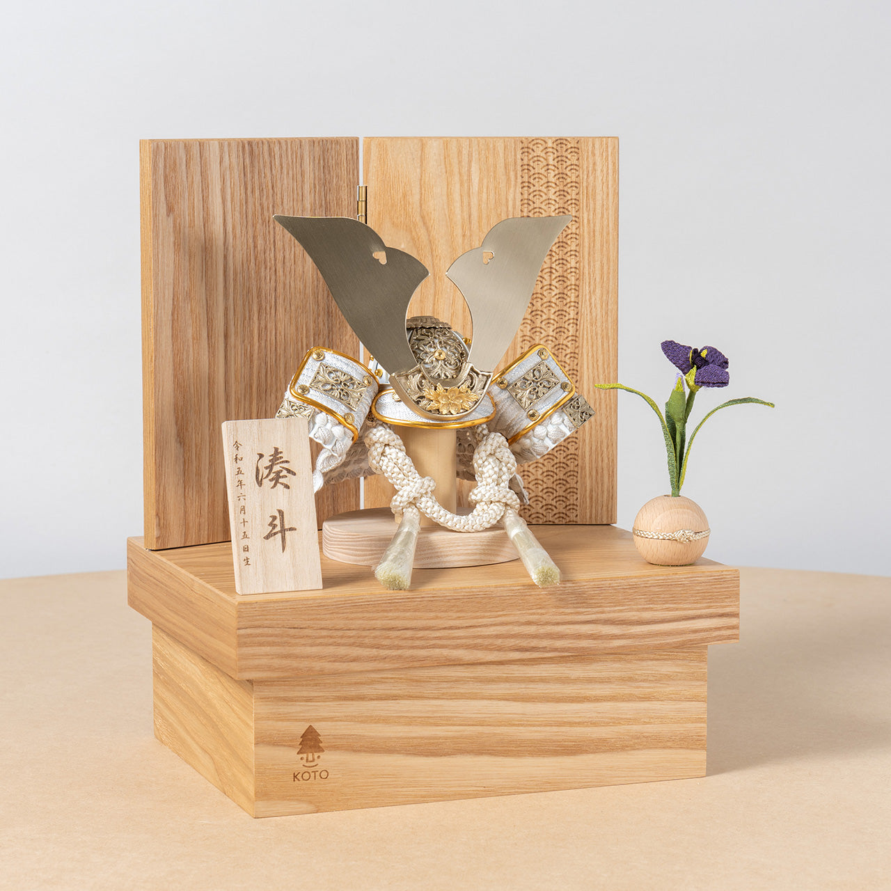 ことの兜　CG金　大鍬　青海波　NN収納