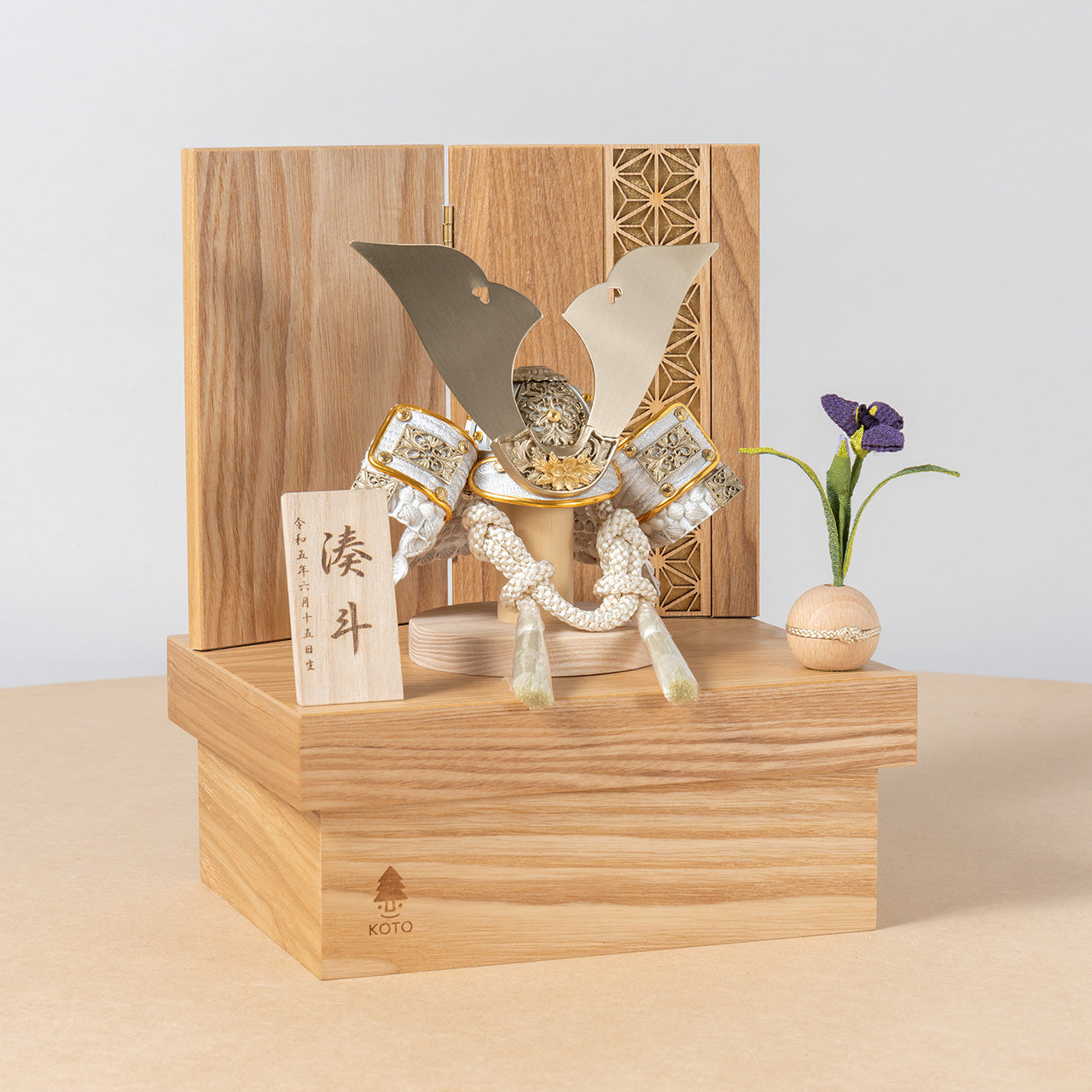 ことの兜　CG金　大鍬　麻の葉　NN収納