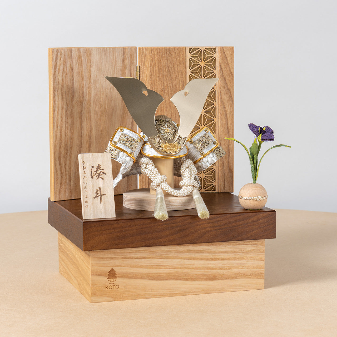 ことの兜　CG金　大鍬　麻の葉　NB収納