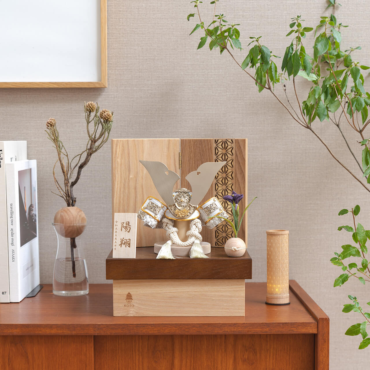 ことの兜　CG金　大鍬　麻の葉　NB収納