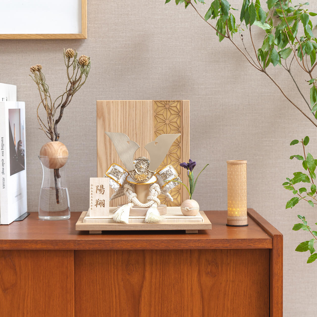 ことの兜　CG金　大鍬　麻の葉　N衝立