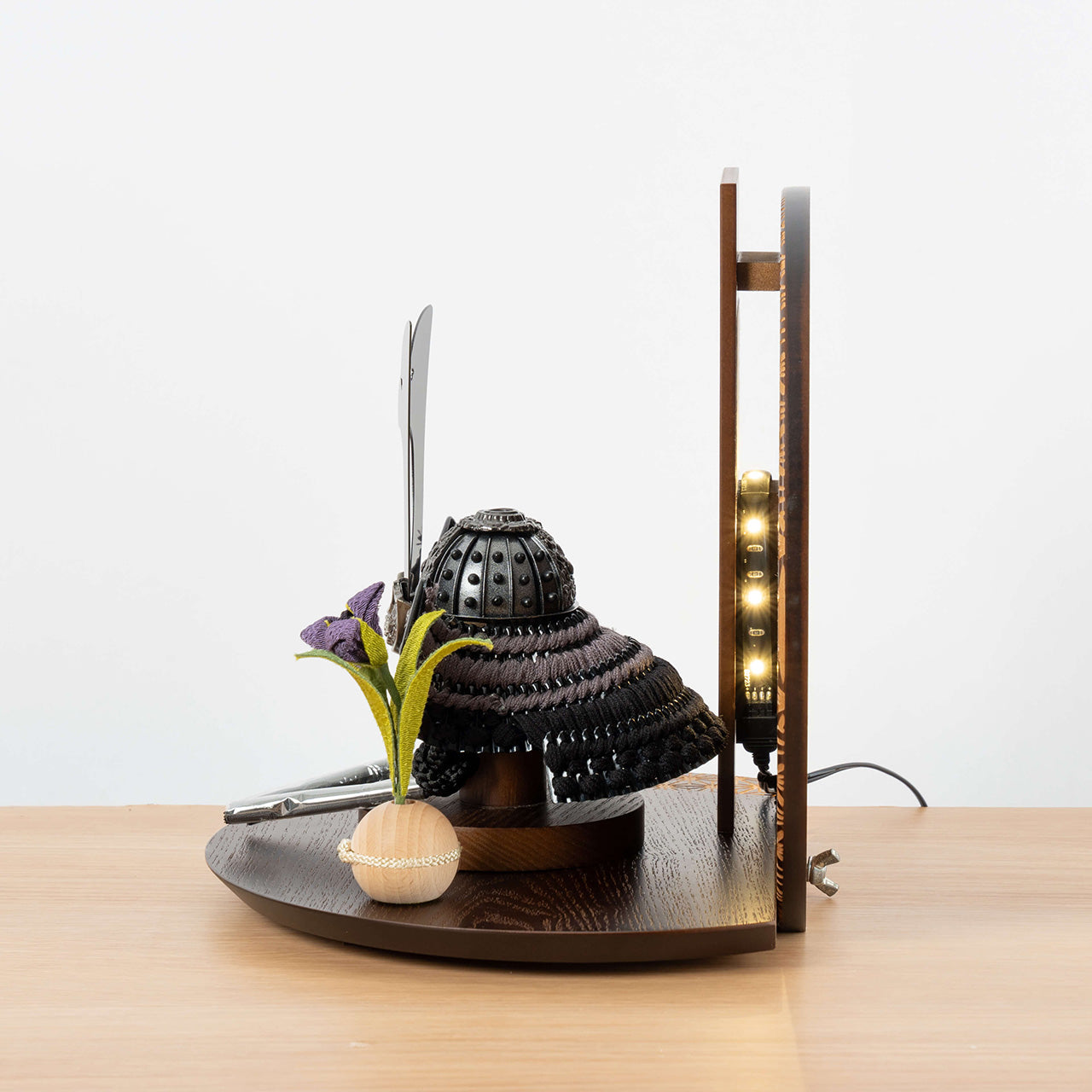 ことの兜　こう　灯円麻の葉衝立B