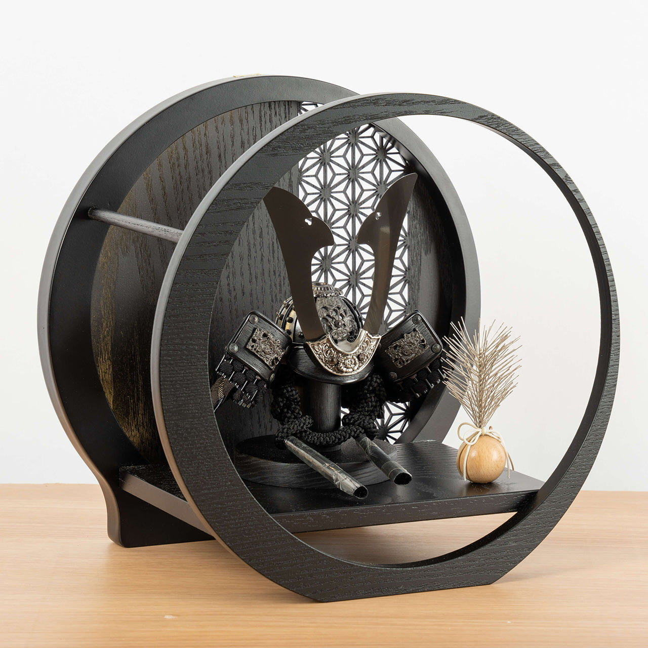 ことの兜　こう　灯月型飾台　麻の葉　BL