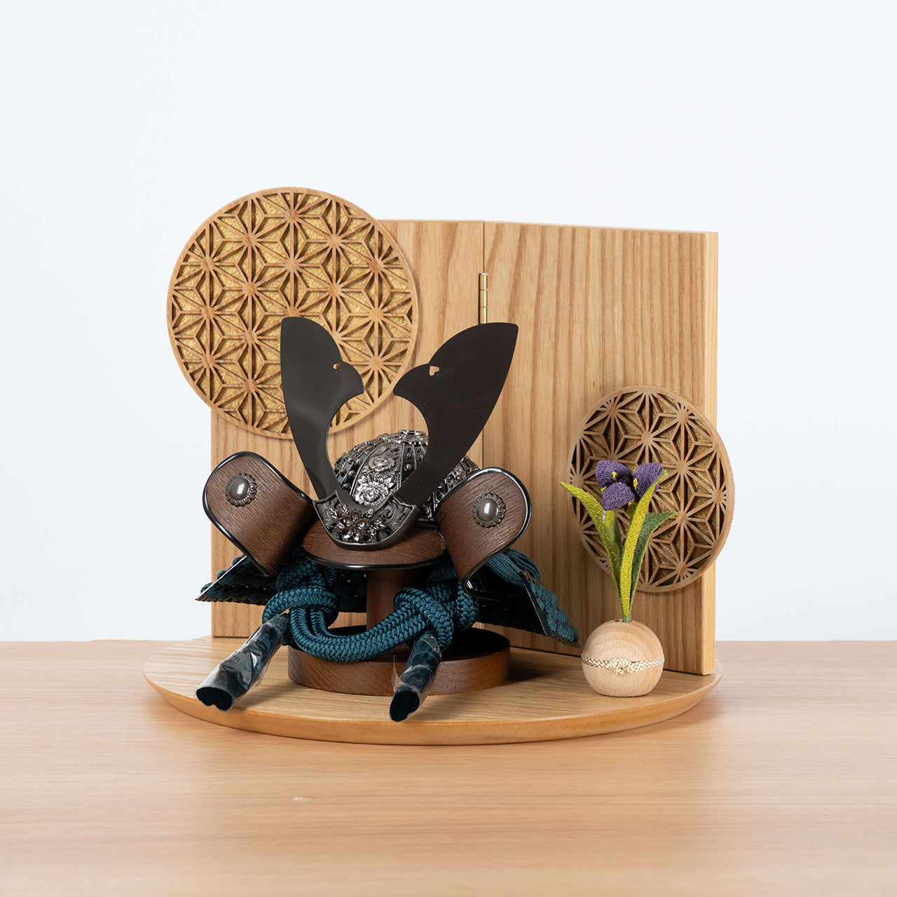 ことのおぼこ兜　こく　巴セット　麻の葉　N