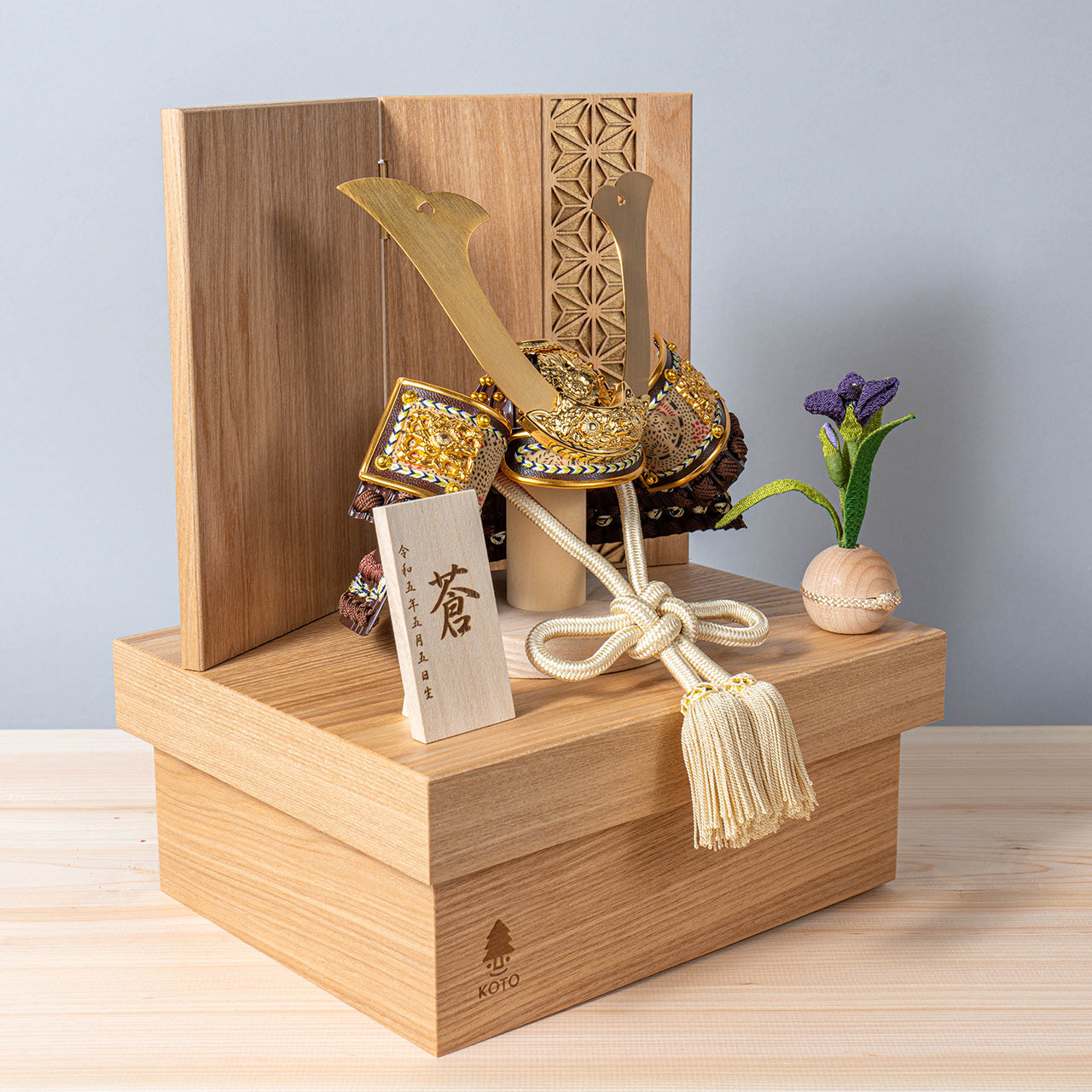 ことの兜　りく　麻の葉　NN収納