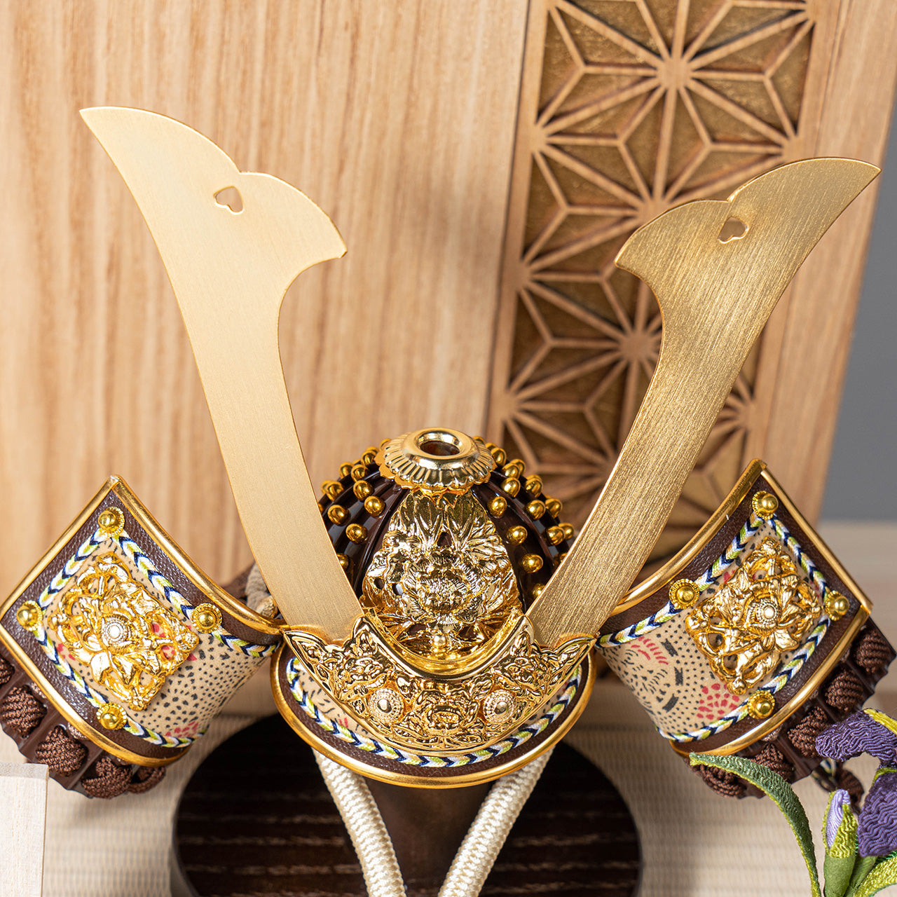 ことの兜　りく　麻の葉　N衝立