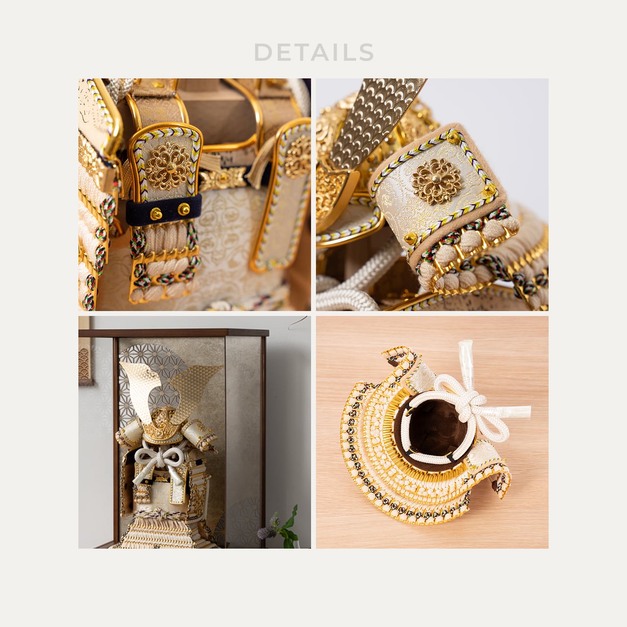 ことの奉納鎧　りん　麻の葉ケース　銀B