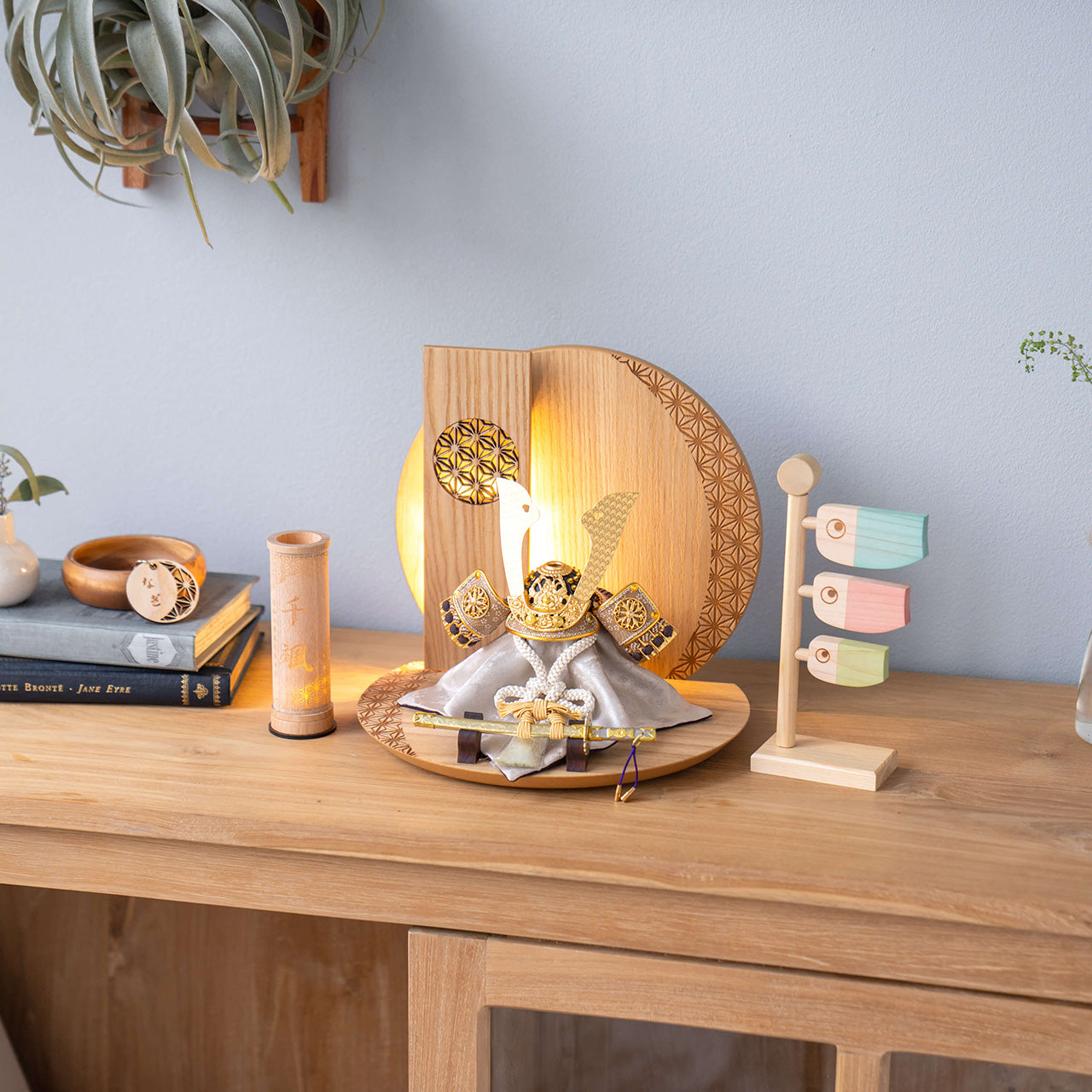 ことの兜　りょう　灯円麻の葉衝立N