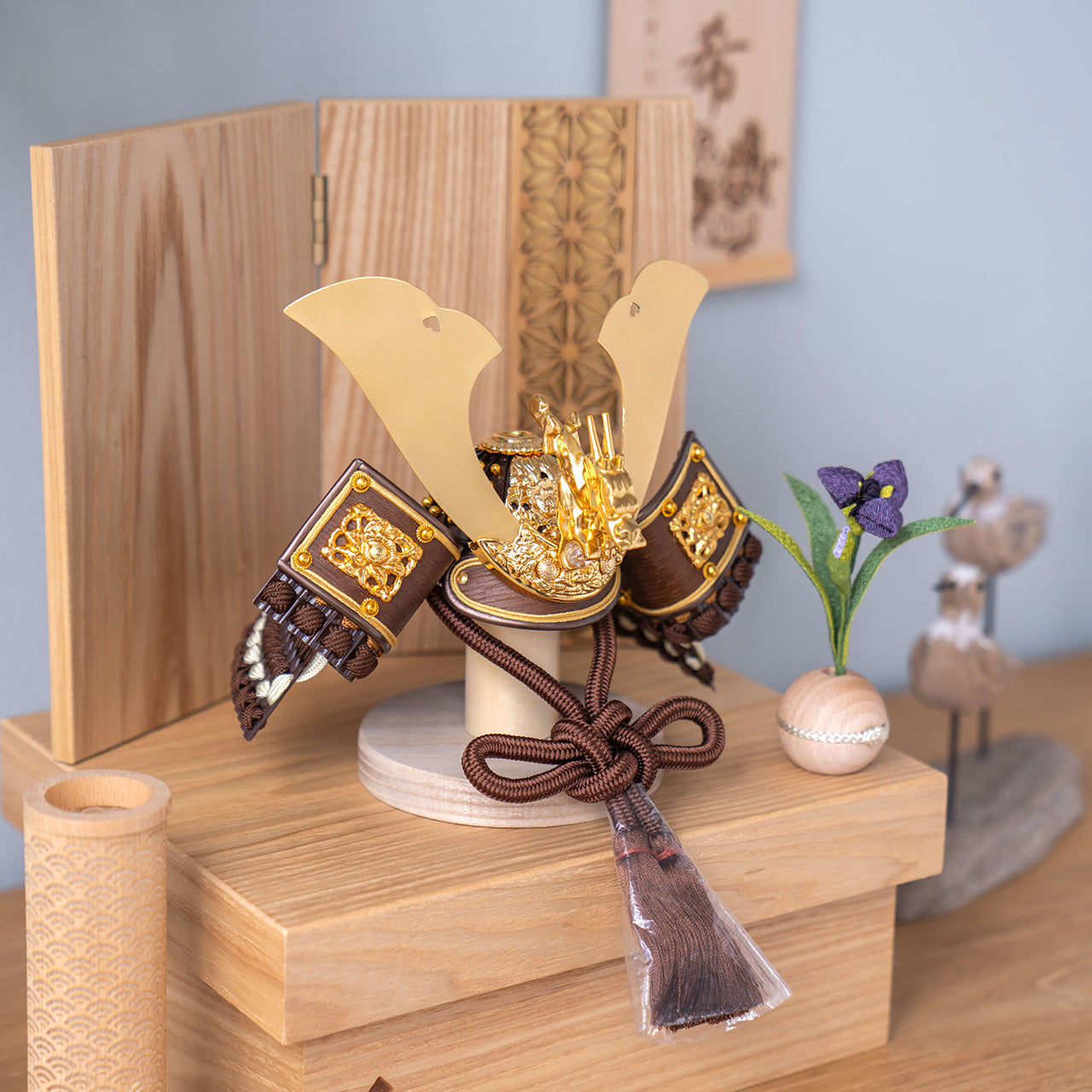 ことの兜　りゅう　麻の葉　NN収納