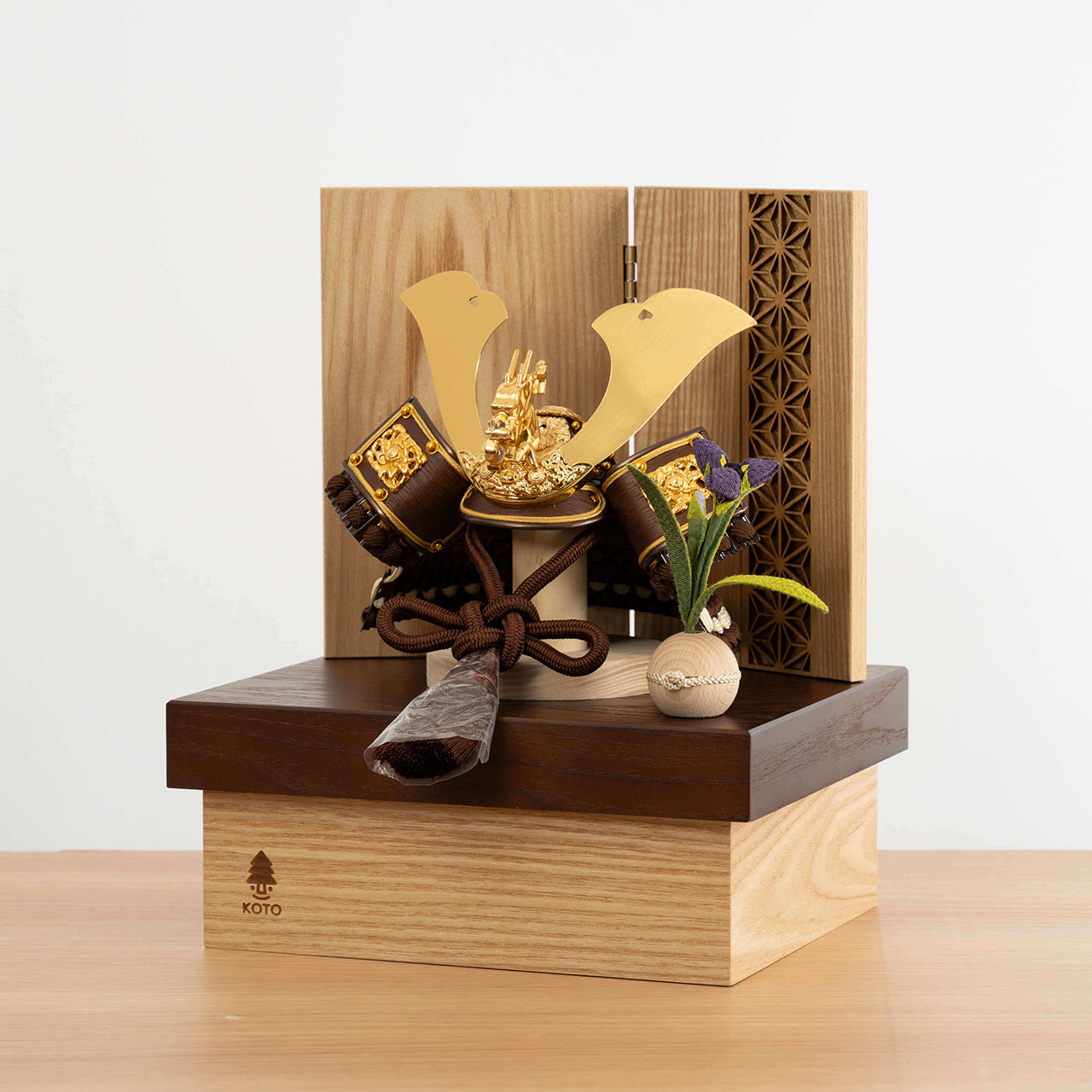 ことの兜　りゅう　麻の葉　NB収納