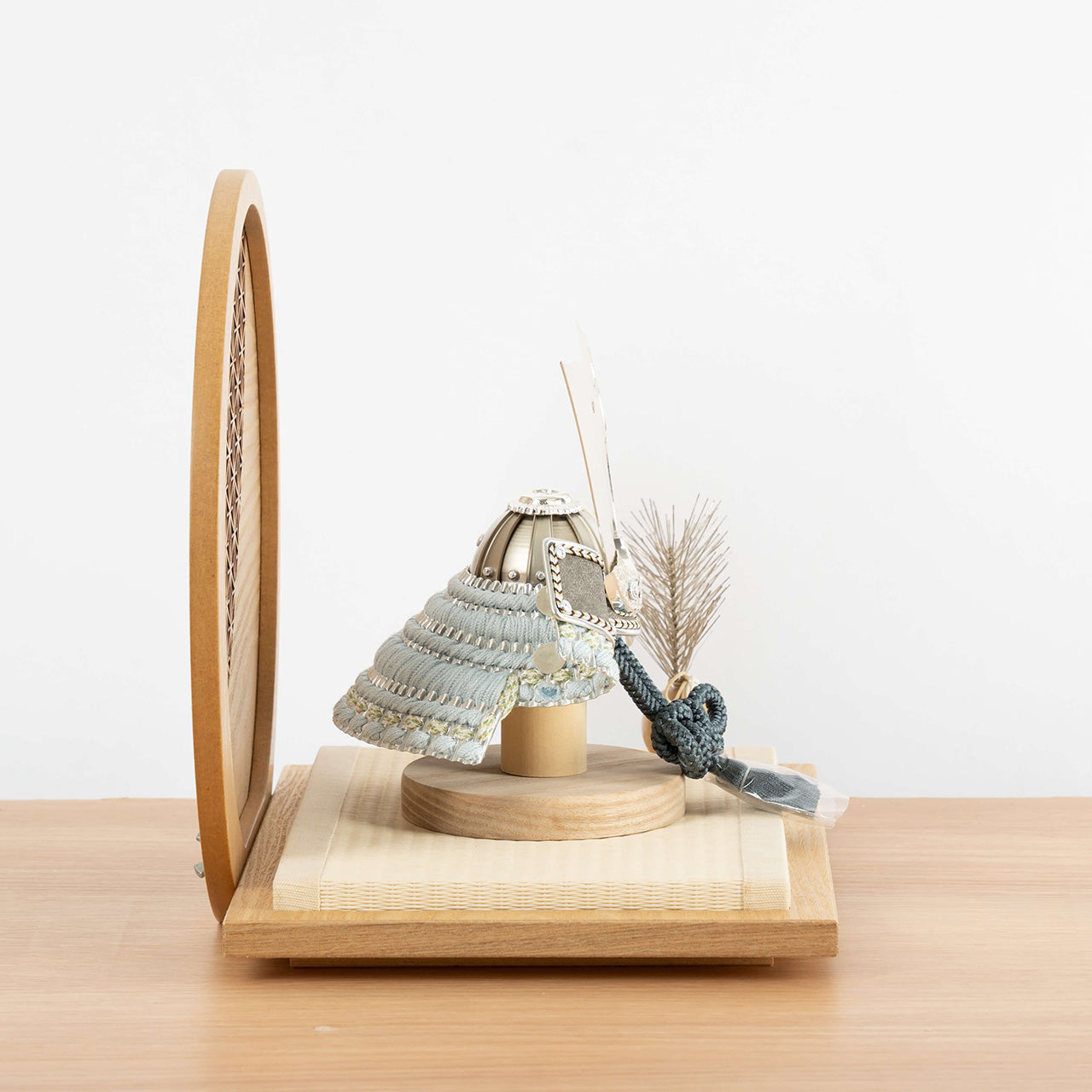 ことの兜　そう　麻の葉　円形N衝立