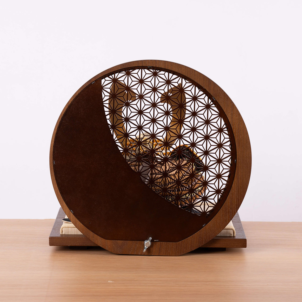 ことの兜　たつき　麻の葉　円形B衝立