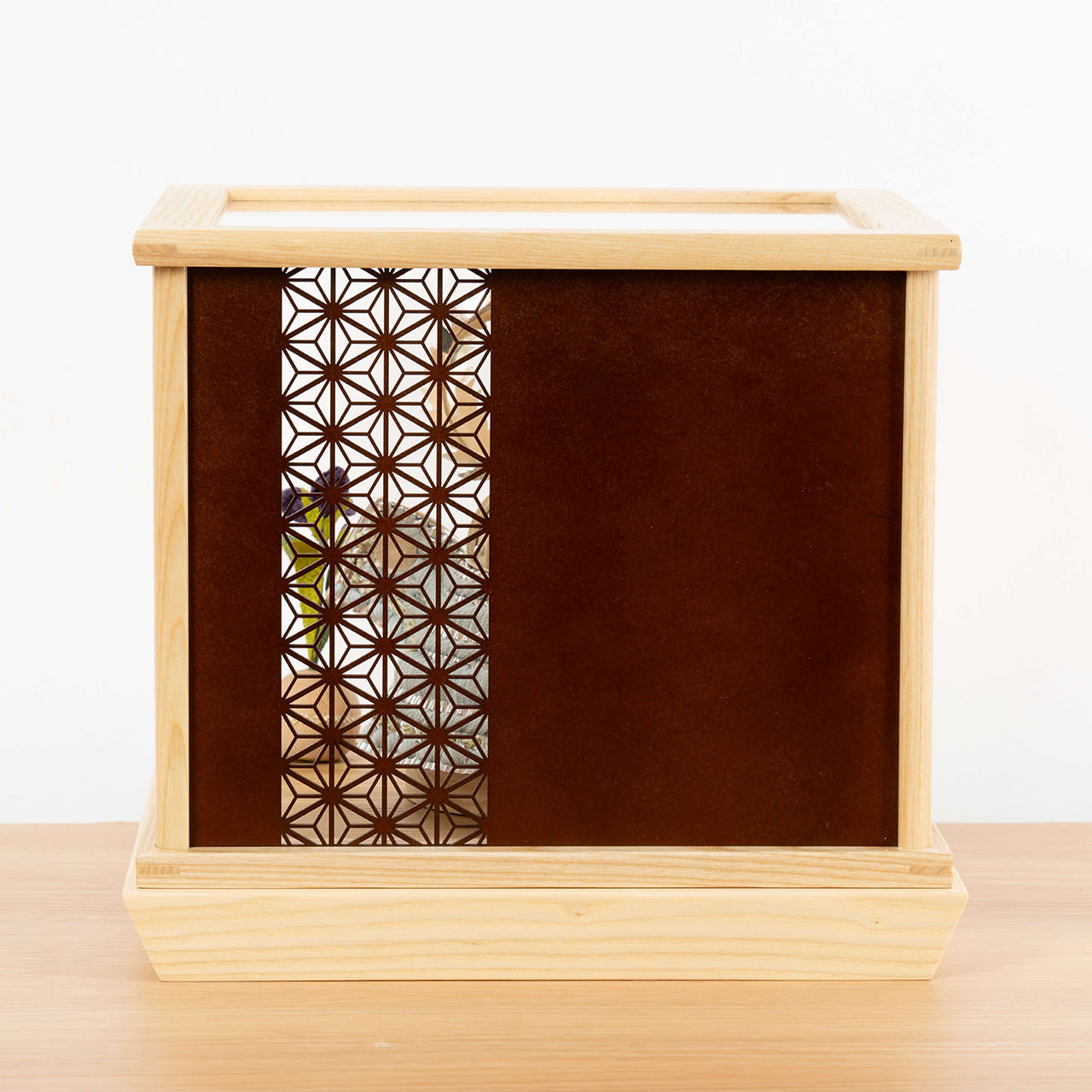 ことのオリジナル兜　徳川家康　麻の葉　Nケース