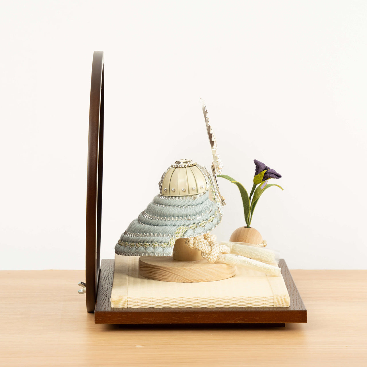 ことのオリジナル兜　徳川家康　麻の葉　円形B衝立