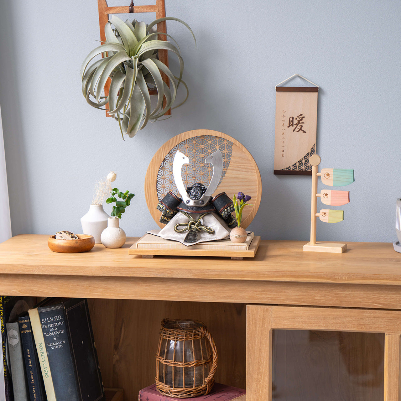 ことの兜　とも　麻の葉　円形N衝立