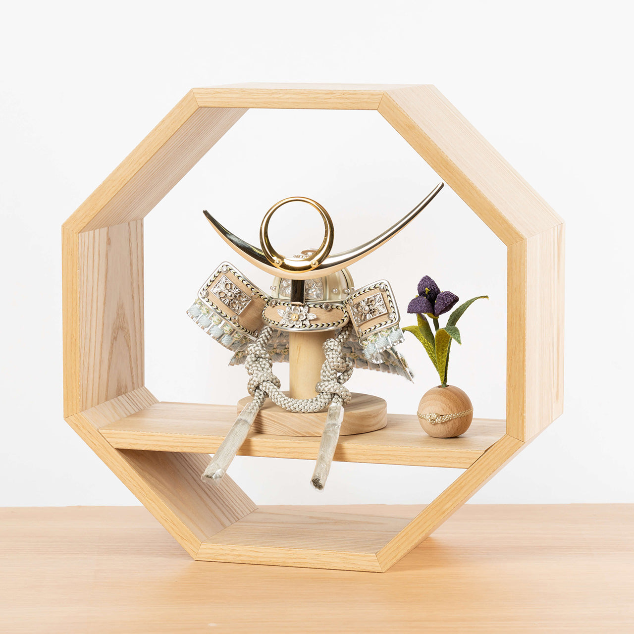 ことのオリジナル兜　上杉謙信　八角　ナチュラル