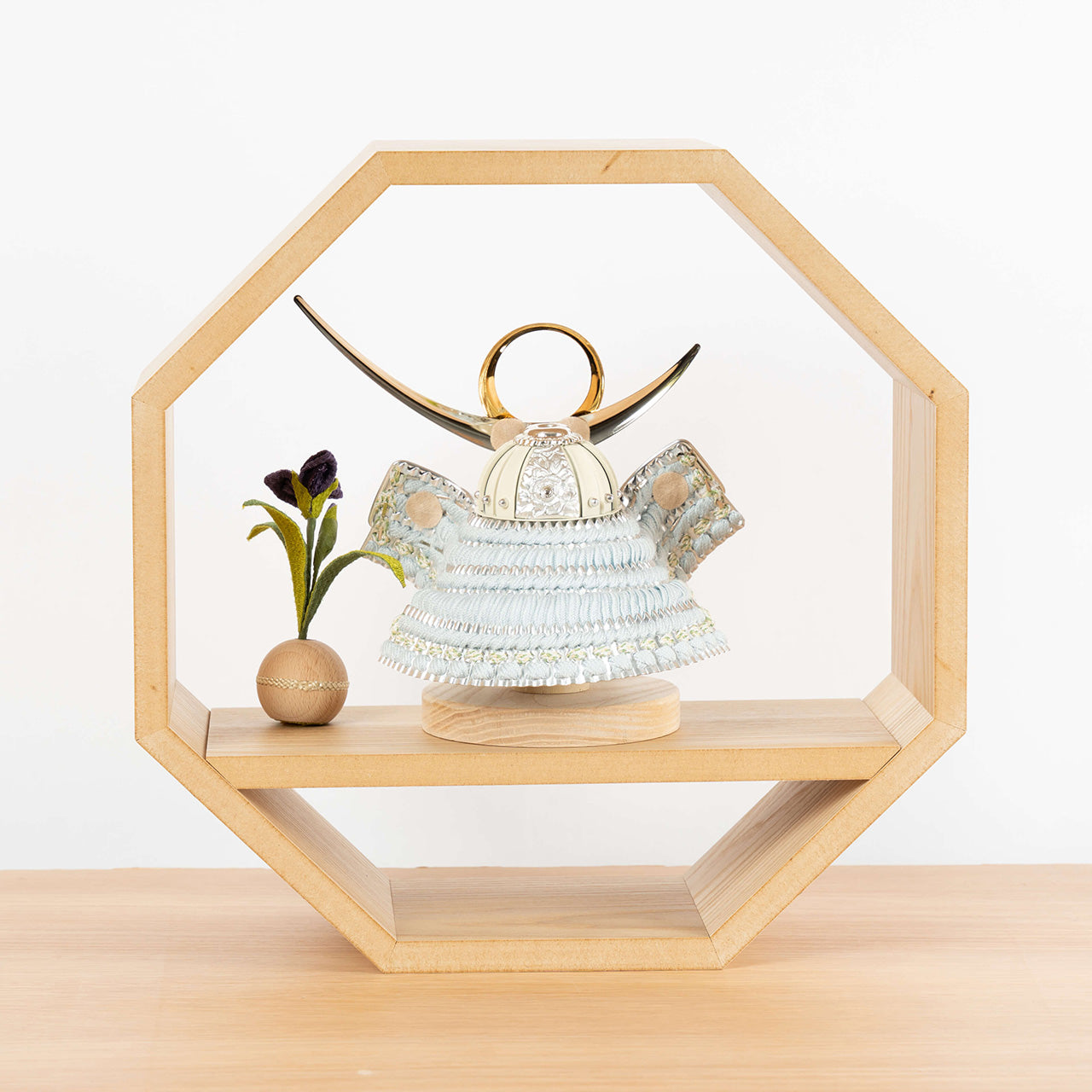 ことのオリジナル兜　上杉謙信　八角　ナチュラル