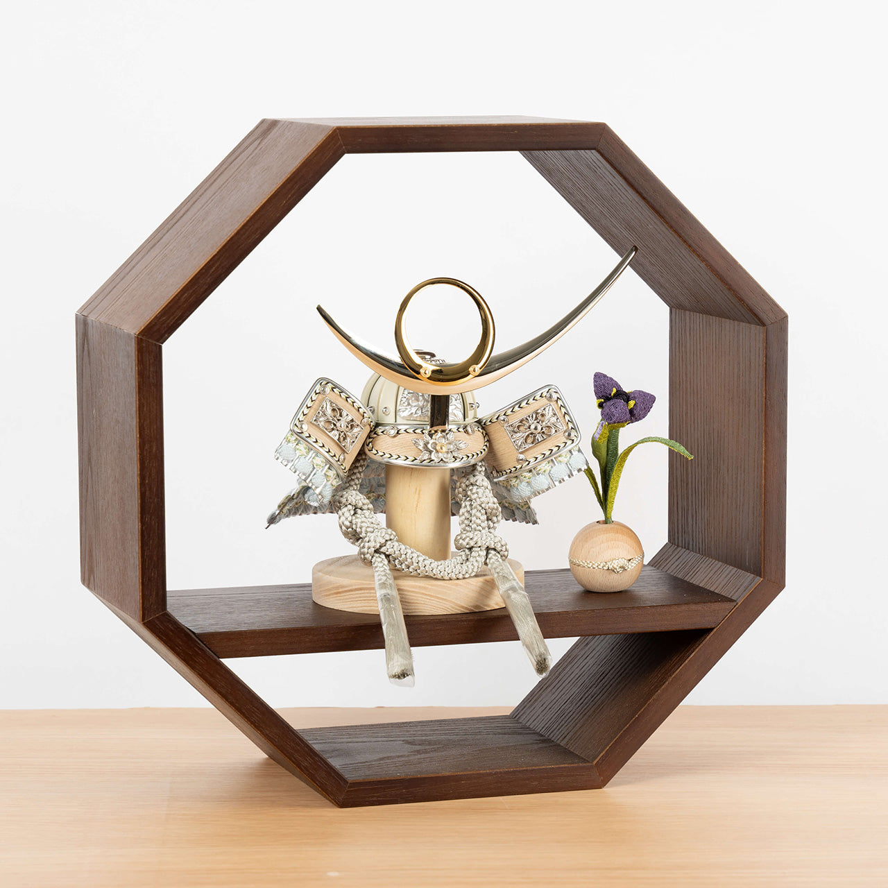 ことのオリジナル兜　上杉謙信　八角　ブラウン