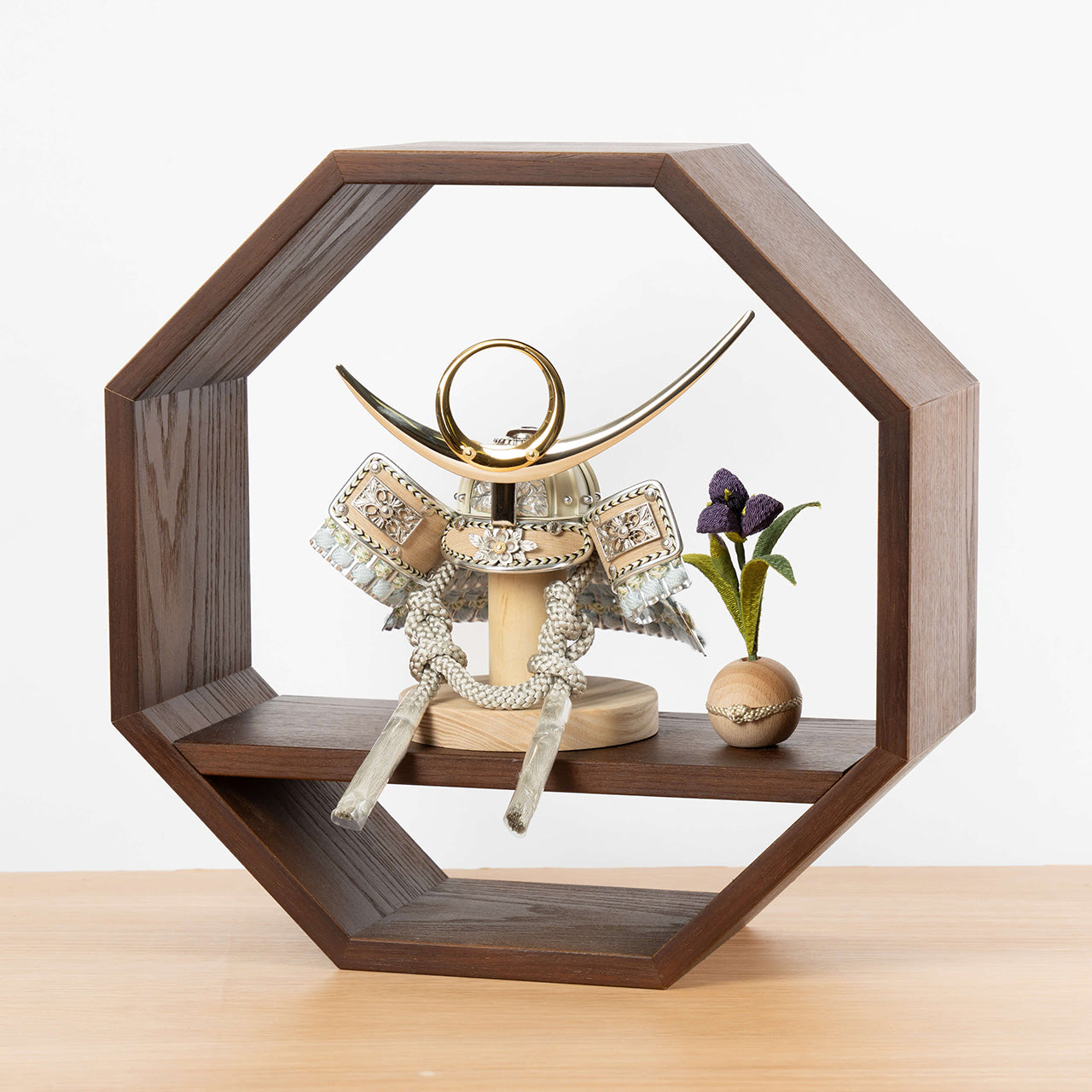 ことのオリジナル兜　上杉謙信　八角　ブラウン