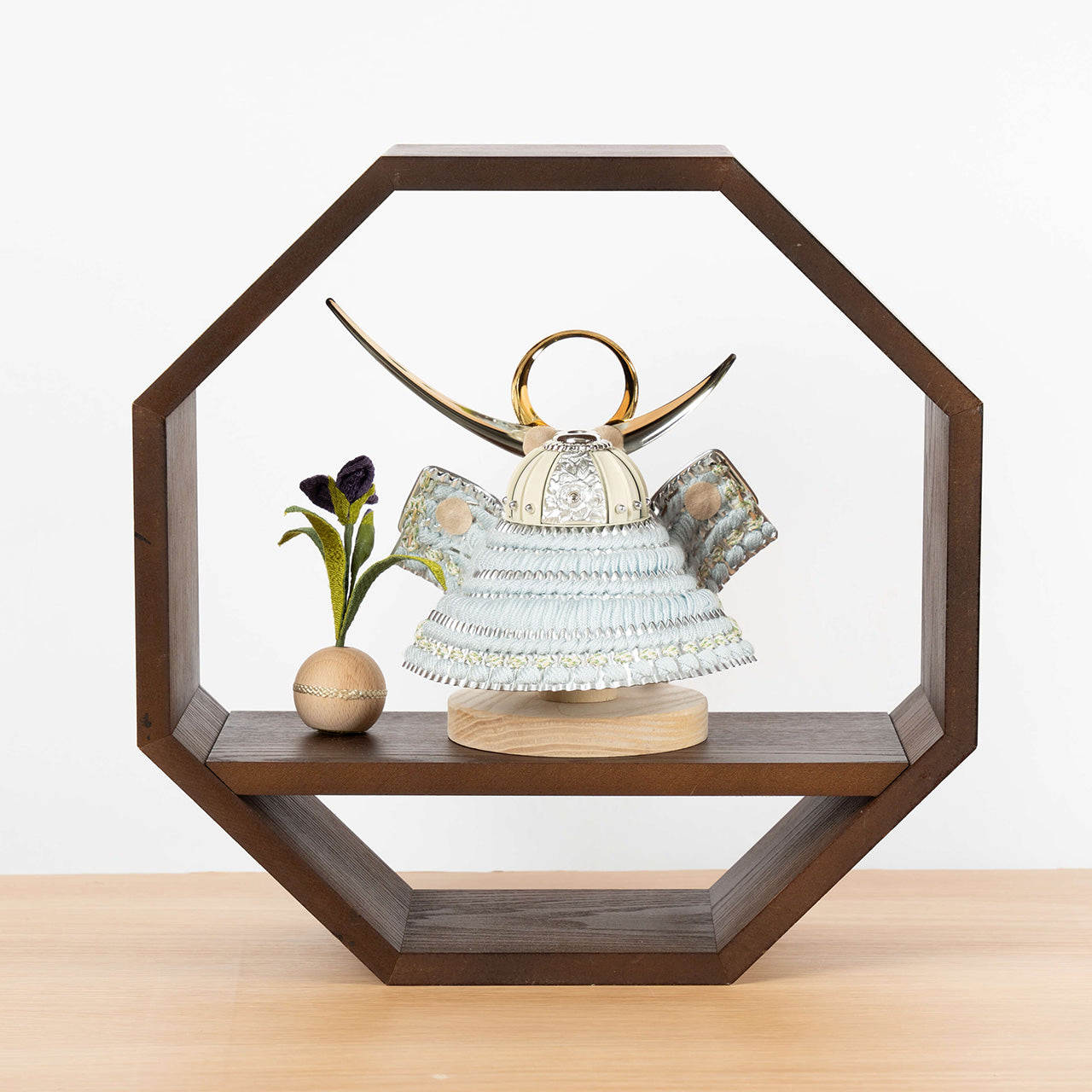 ことのオリジナル兜　上杉謙信　八角　ブラウン