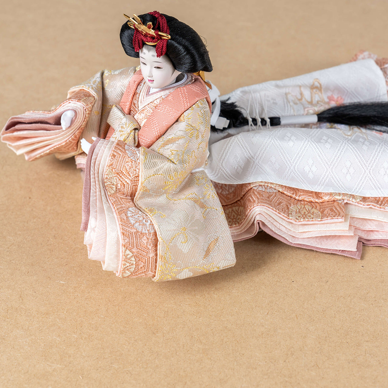 【早割】ことの平安ひな　そら　手描桜平台