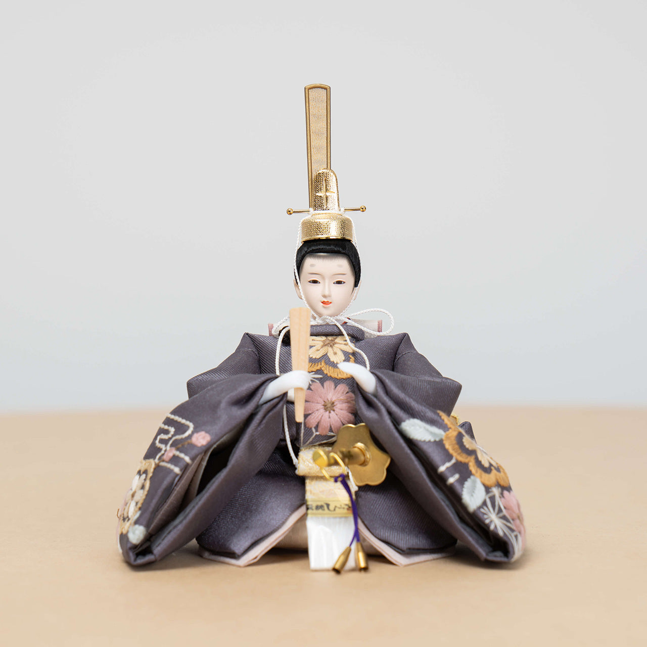 ことのひな人形　ひかり　麻の葉　NN収納　ピンク和紙