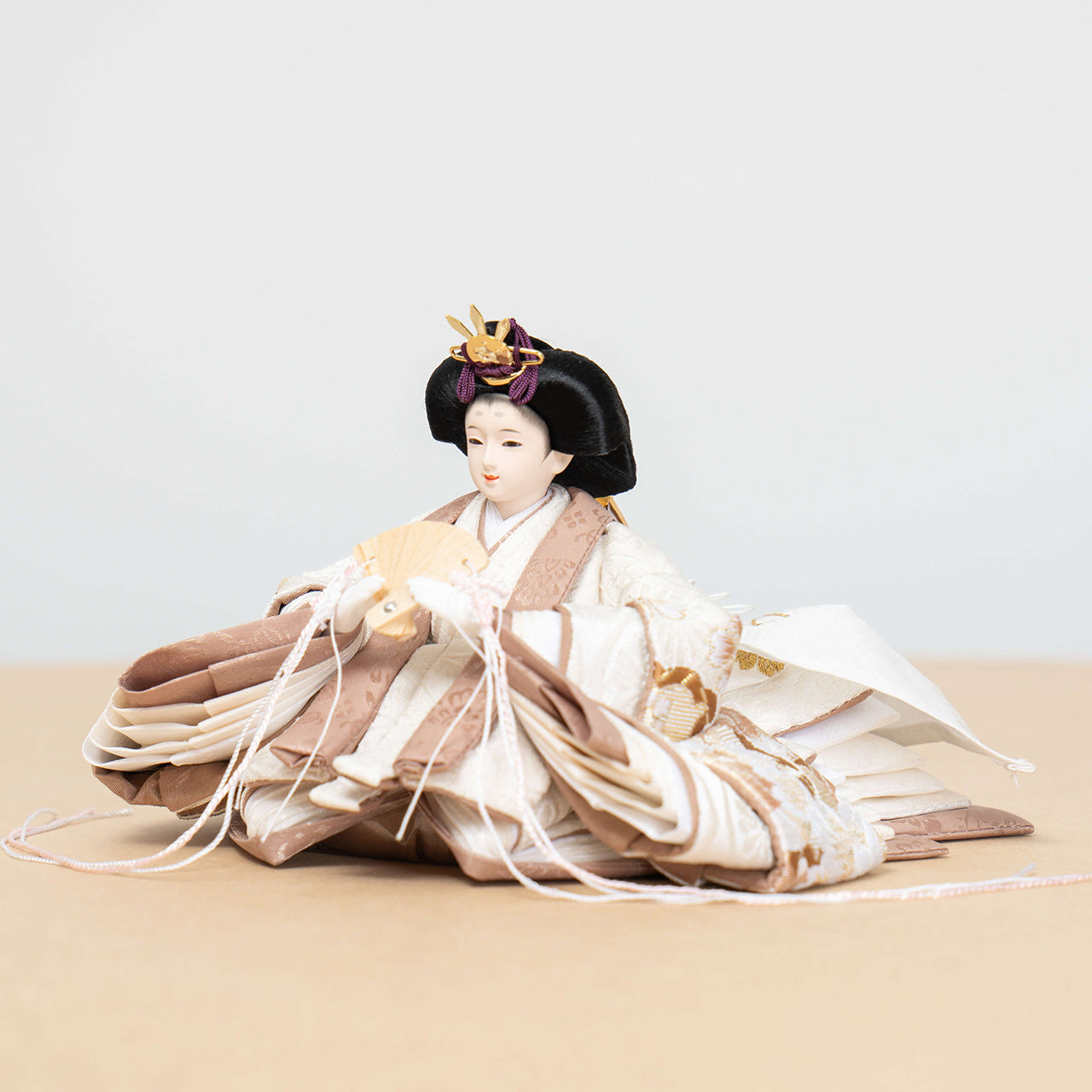 ことのひな人形　ほのか　麻の葉　N平台　白和紙　立花B付