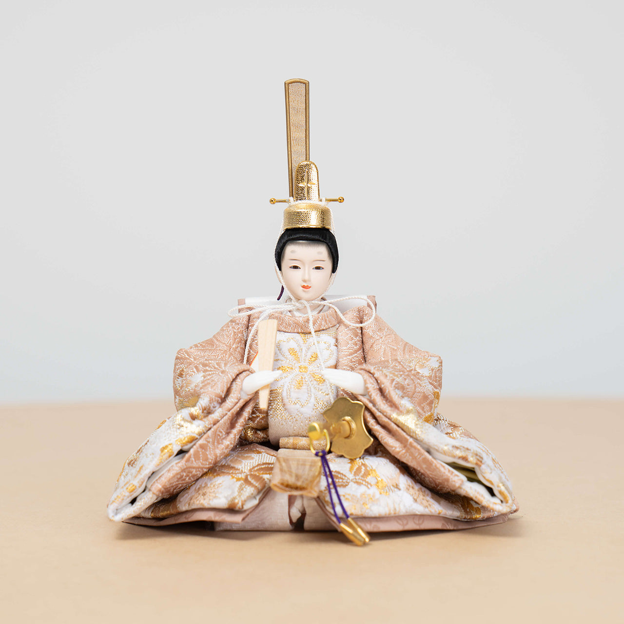 ことのひな人形　ほのか　麻の葉　N平台　白和紙　立花B付