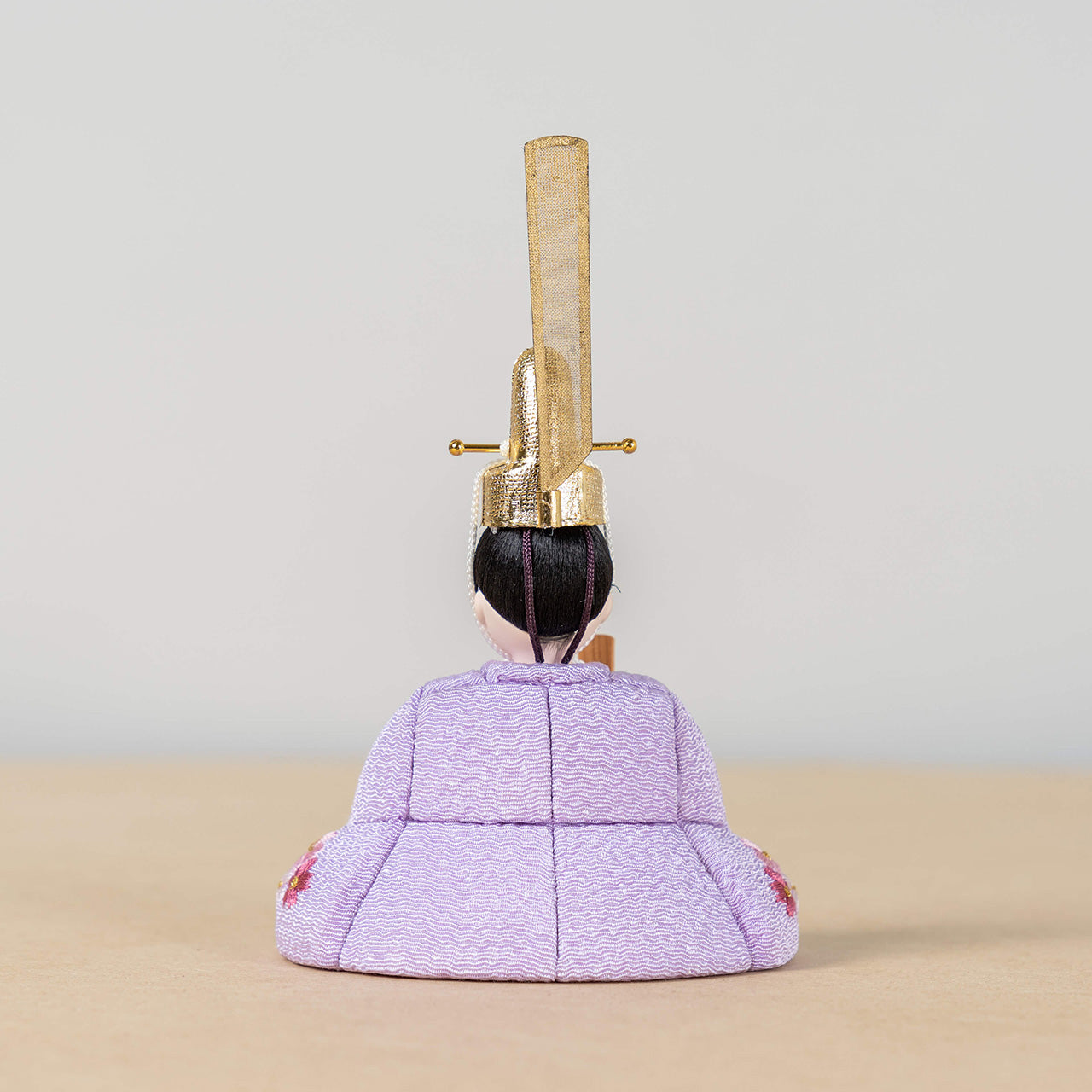 ことの木目込ひな　はな　さくら平台　灯桜付