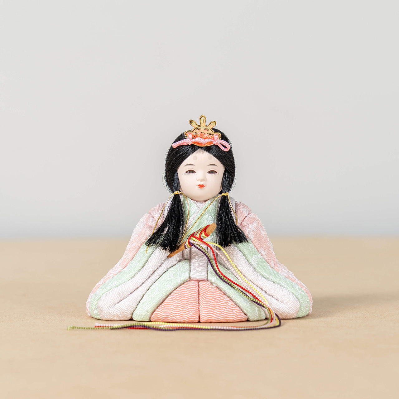 ことの木目込ひな　このは　さくら平台　灯桜付