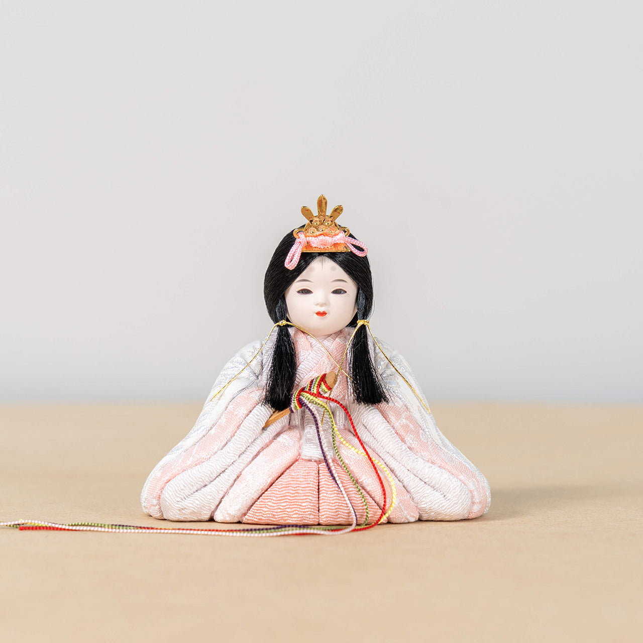 ことの木目込ひな　そら　麻の葉　平台