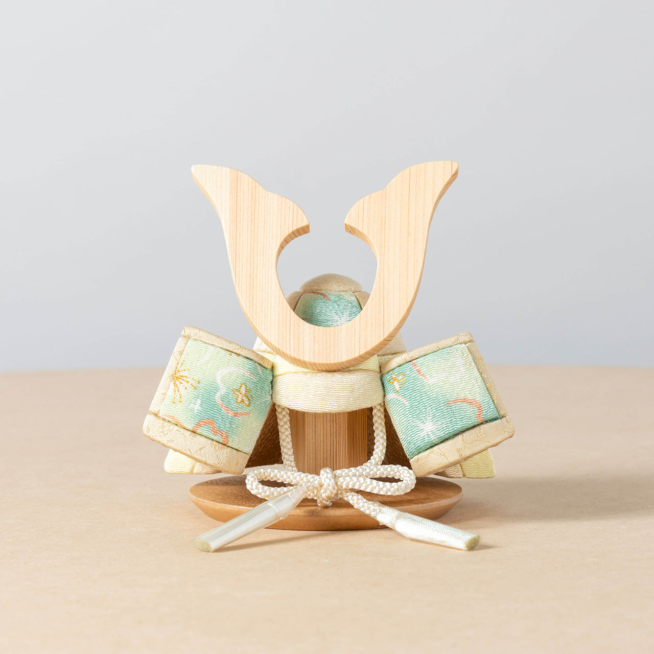 ことの木目込かぶと　だいち　鍬形　組子細工　麻の葉