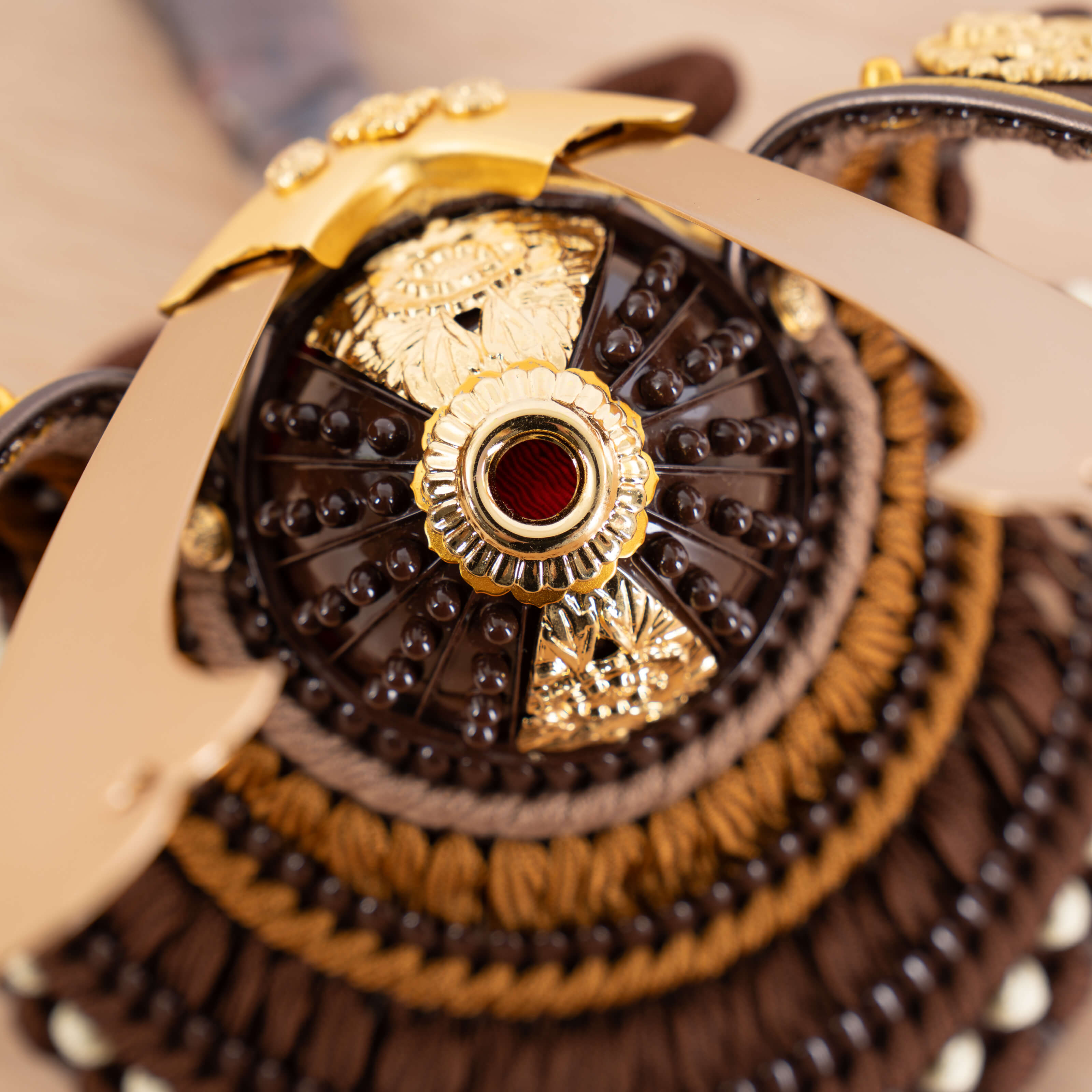 ことの兜　いつき　麻の葉　円形N衝立