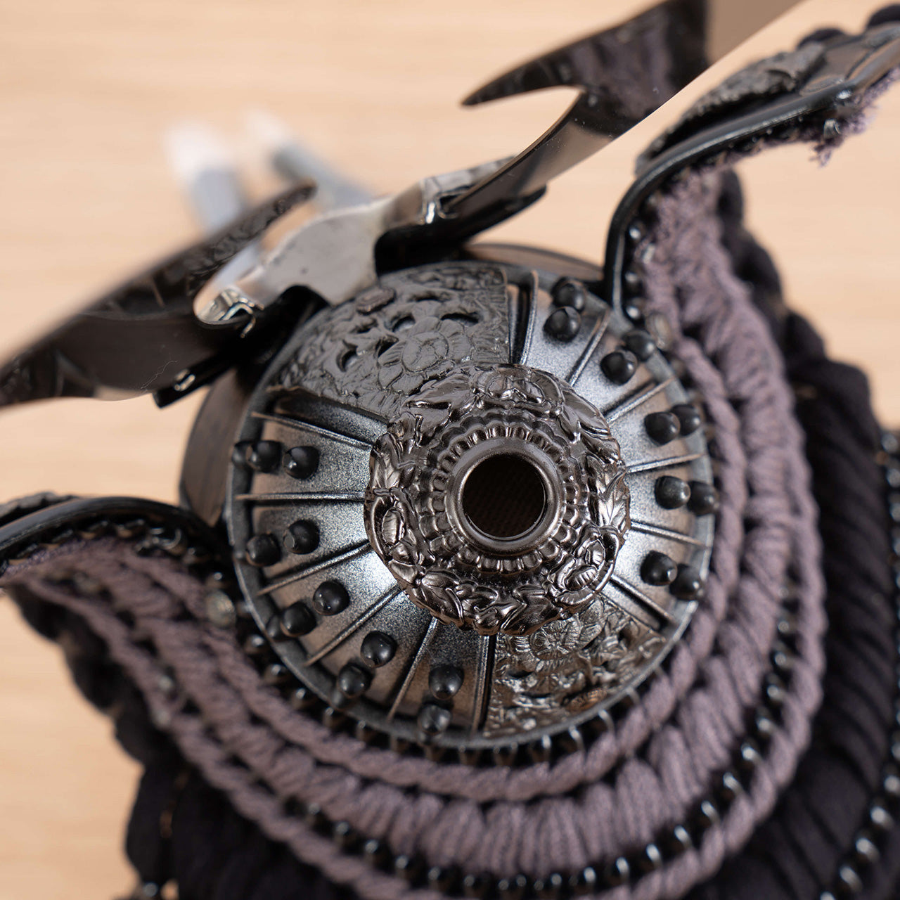 ことの兜　こう　麻の葉　円形B衝立