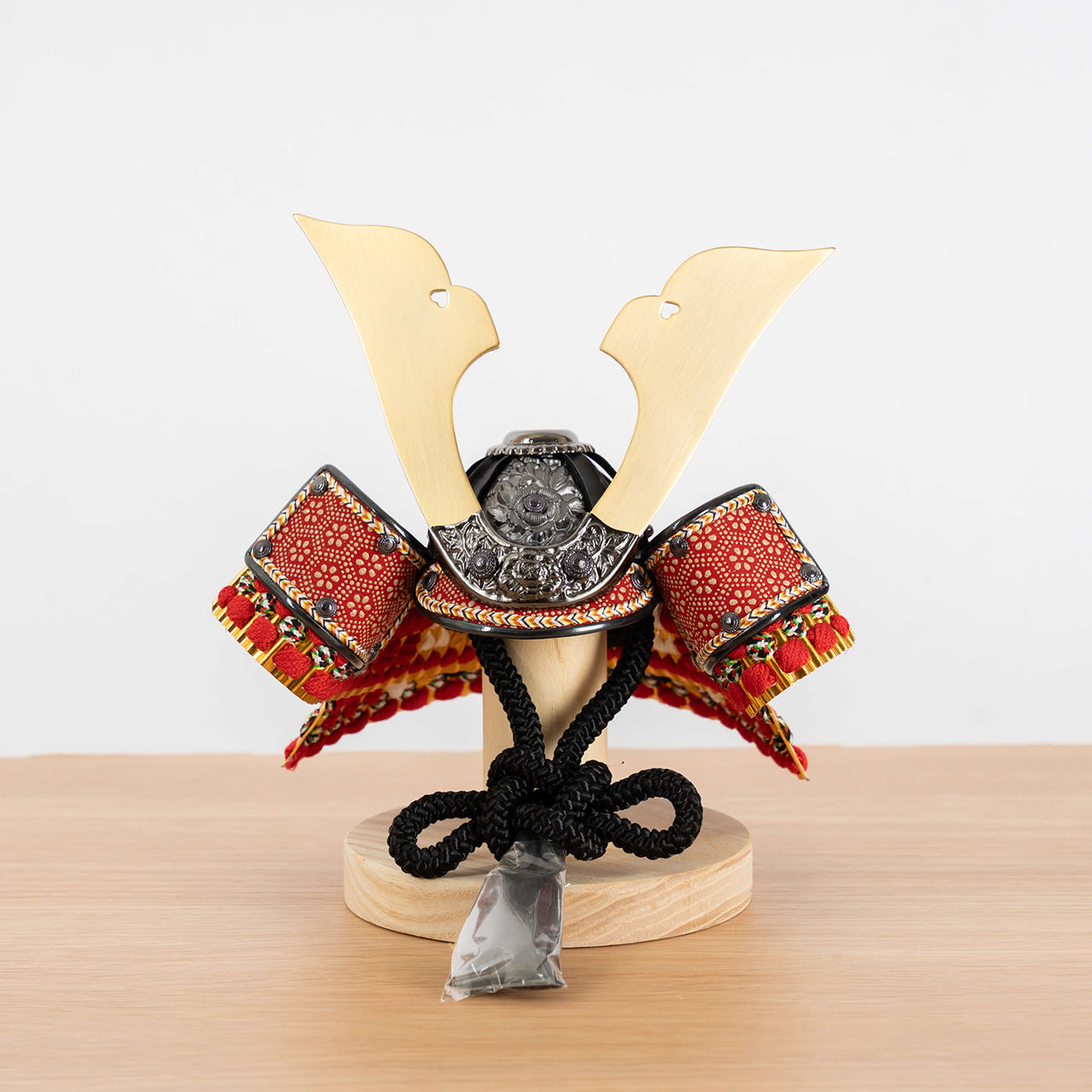 ことの兜　れつ　麻の葉　鏡円ケース　N