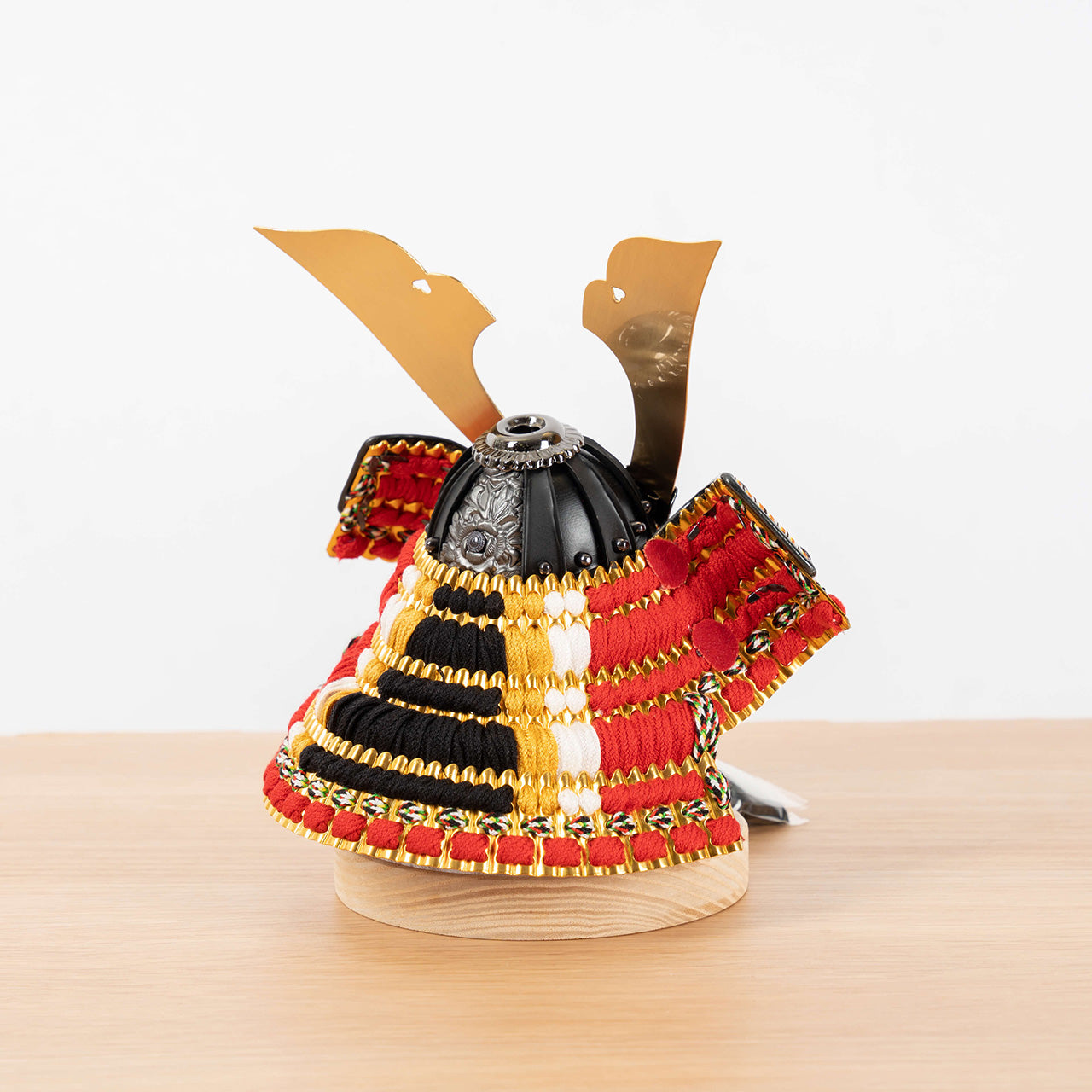 ことの兜　れつ　麻の葉　鏡円ケース　N