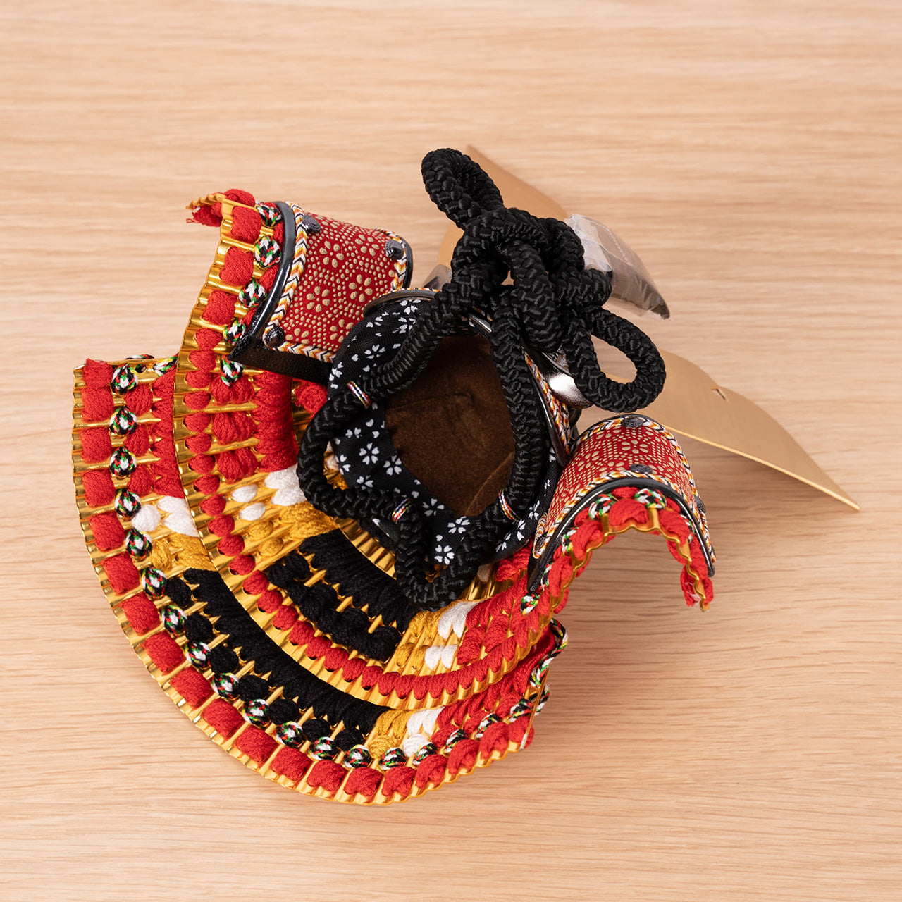 ことの兜　れつ　麻の葉　鏡円ケース　N