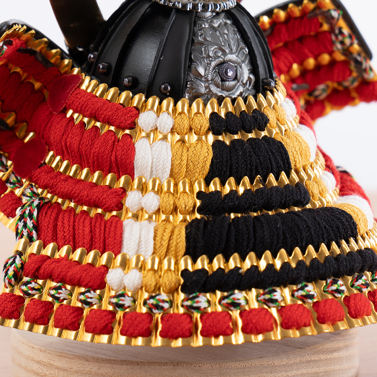 ことの兜　れつ　麻の葉　鏡円ケース　N