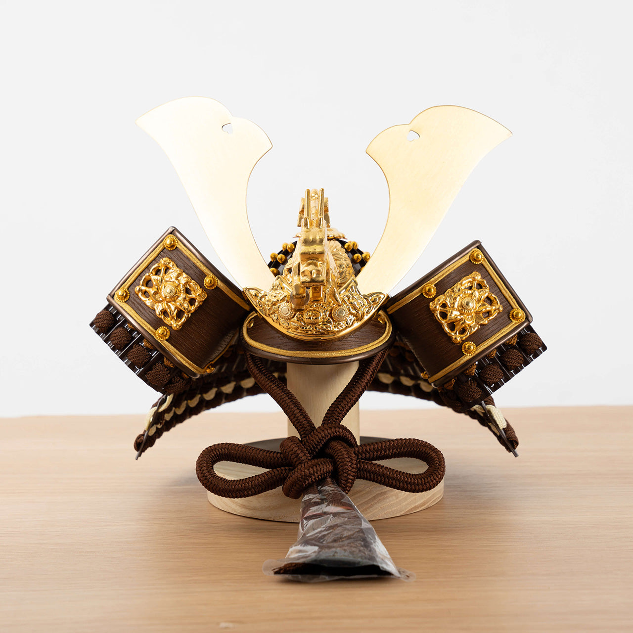 ことの兜　りゅう　麻の葉　円形N衝立