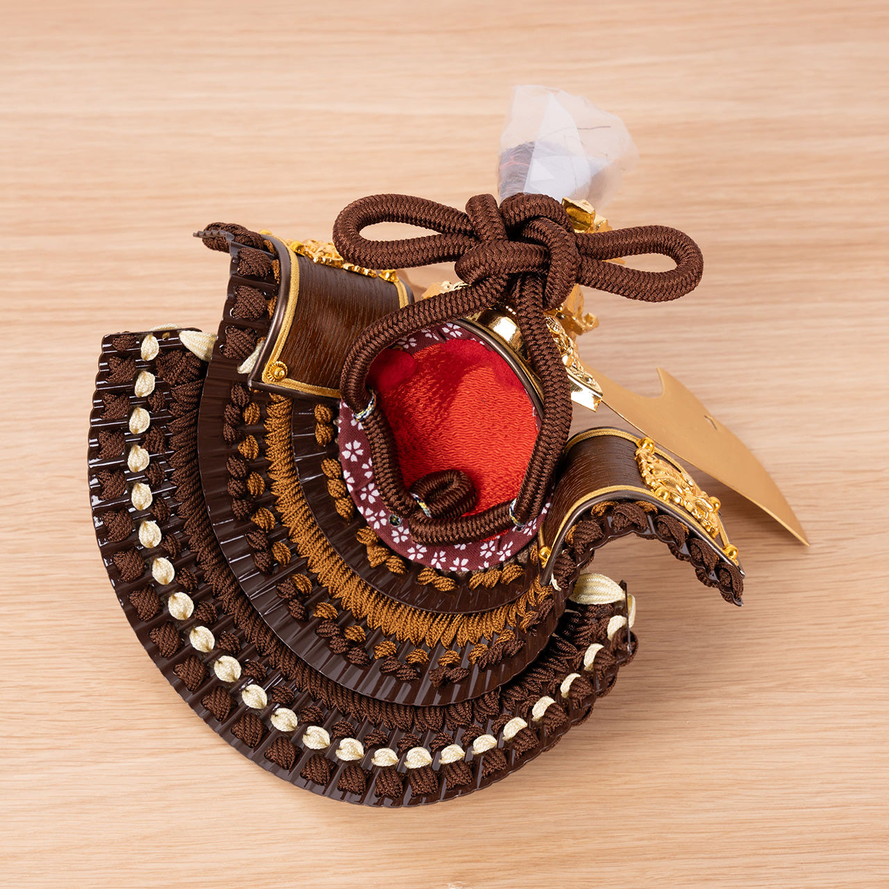 ことの兜　りゅう　麻の葉　円形N衝立