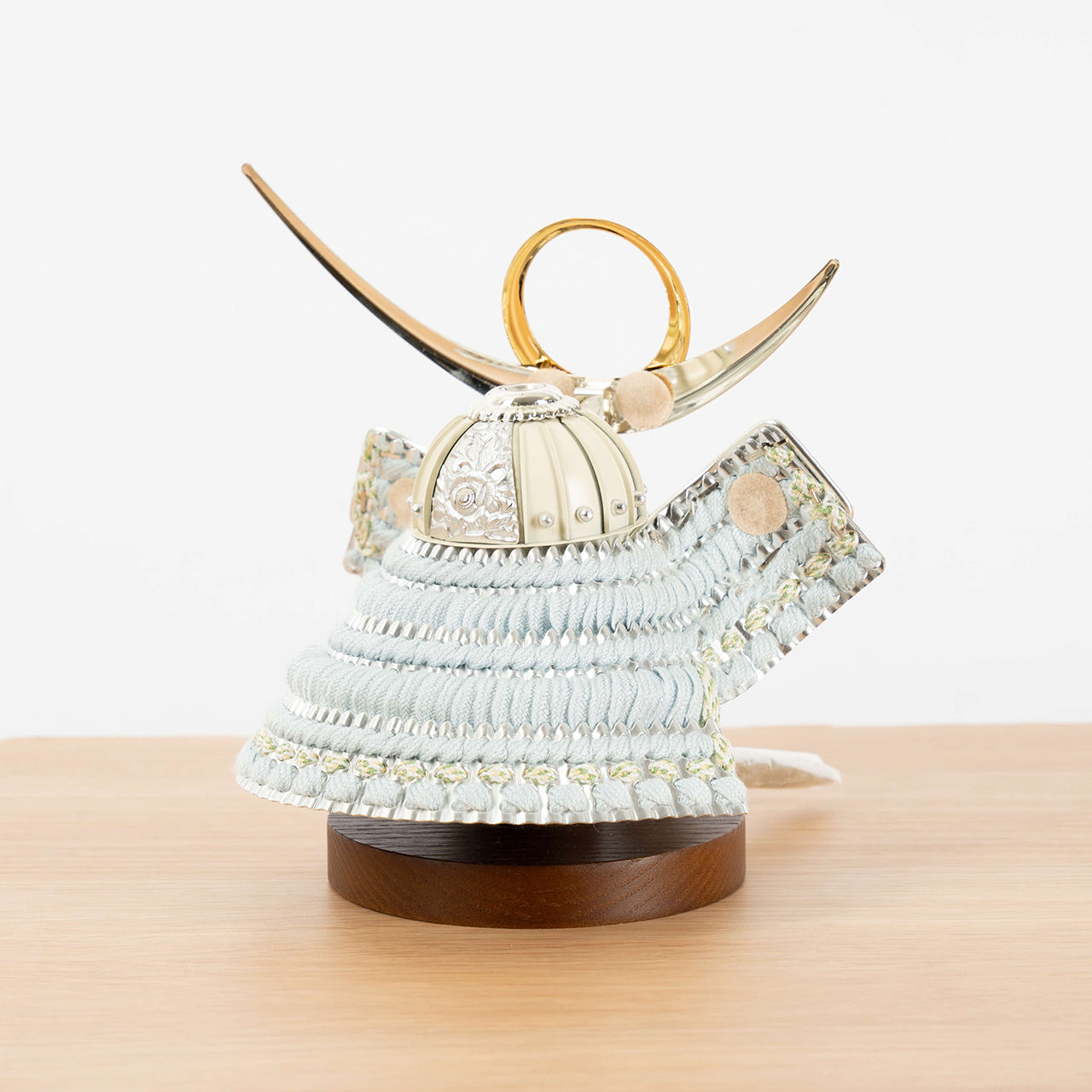 ことのオリジナル兜　上杉　円柱ケース　ブラウン