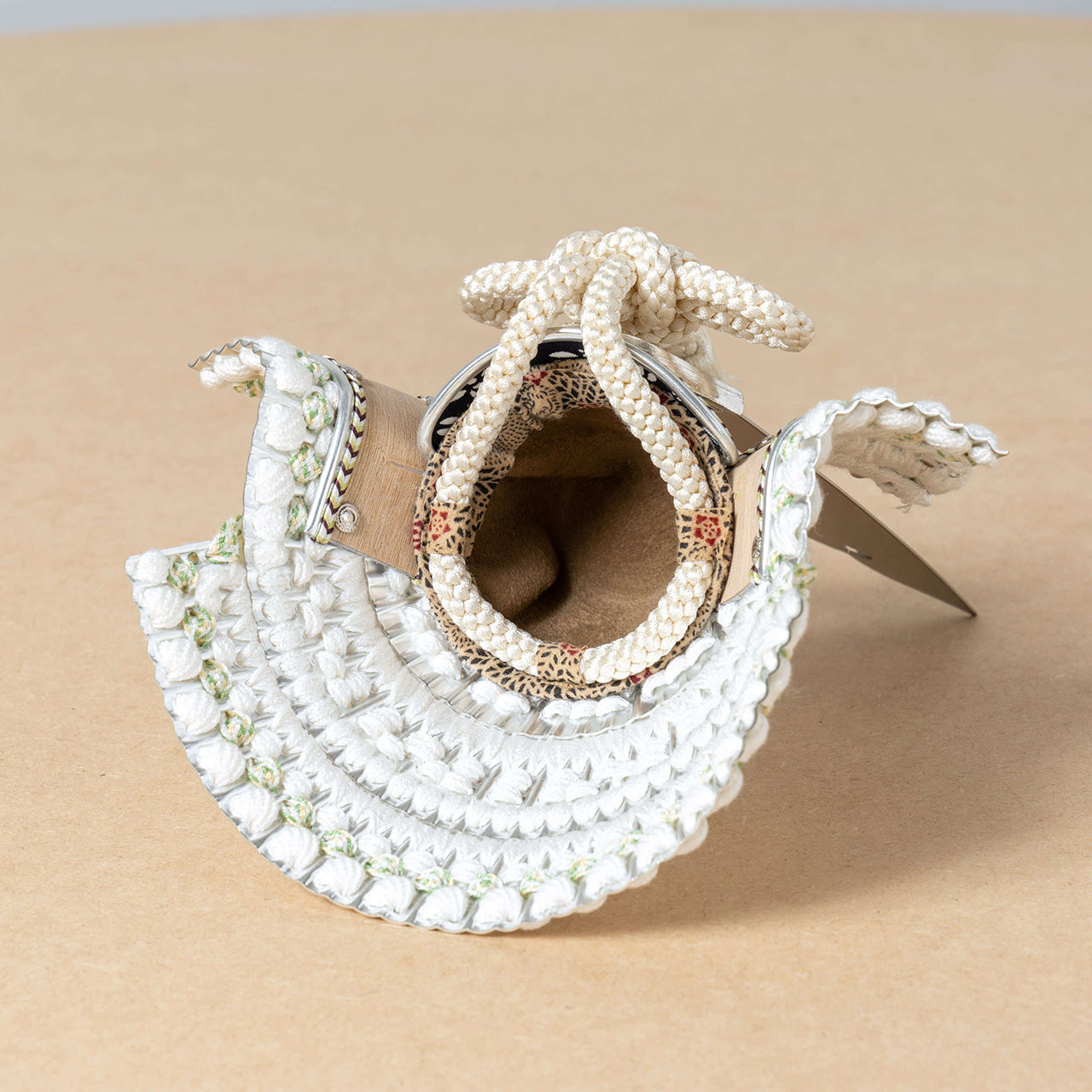 ことのオリジナル兜　ゆき　麻の葉　円形N衝立